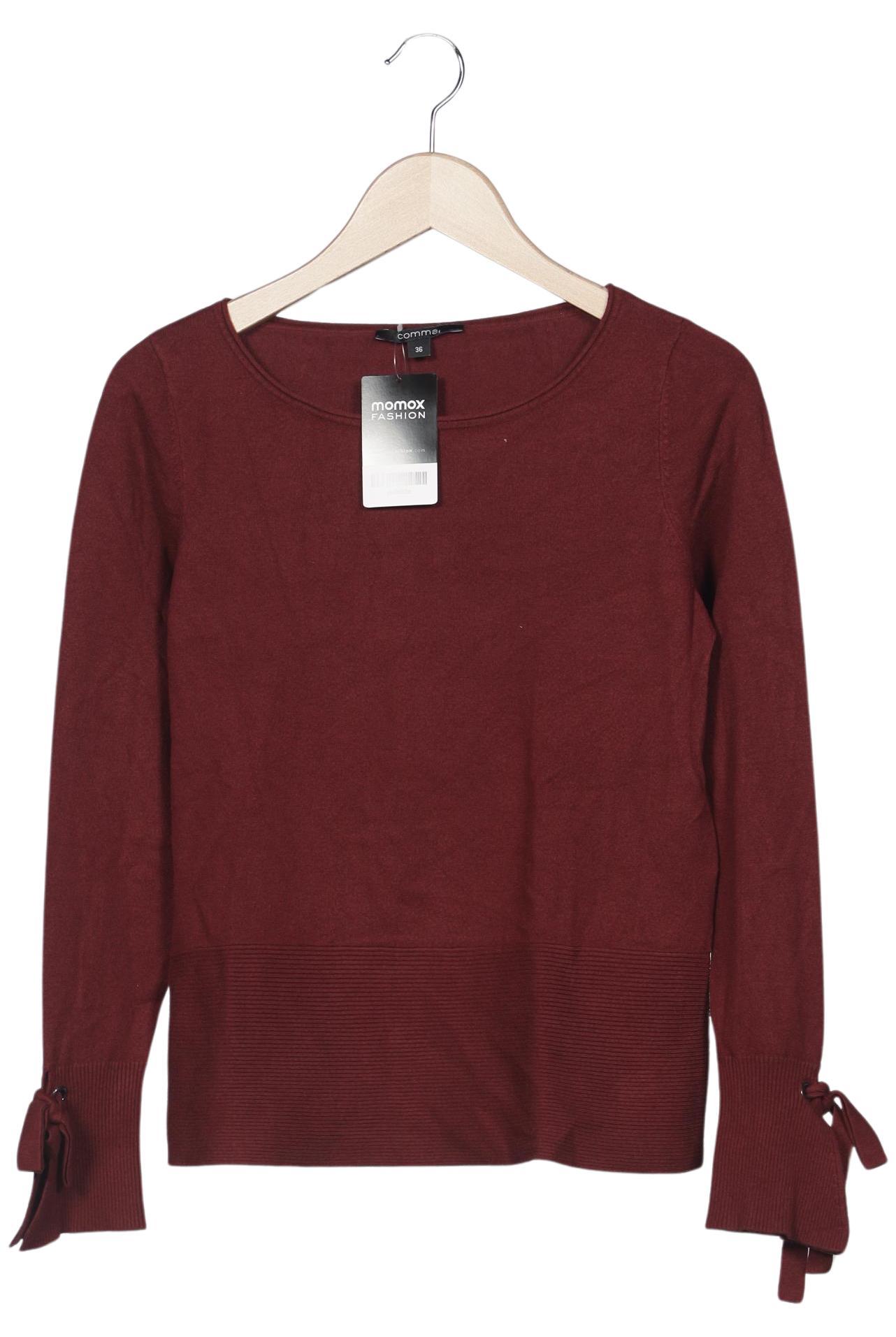 

Comma Damen Pullover, bordeaux, Gr. 36