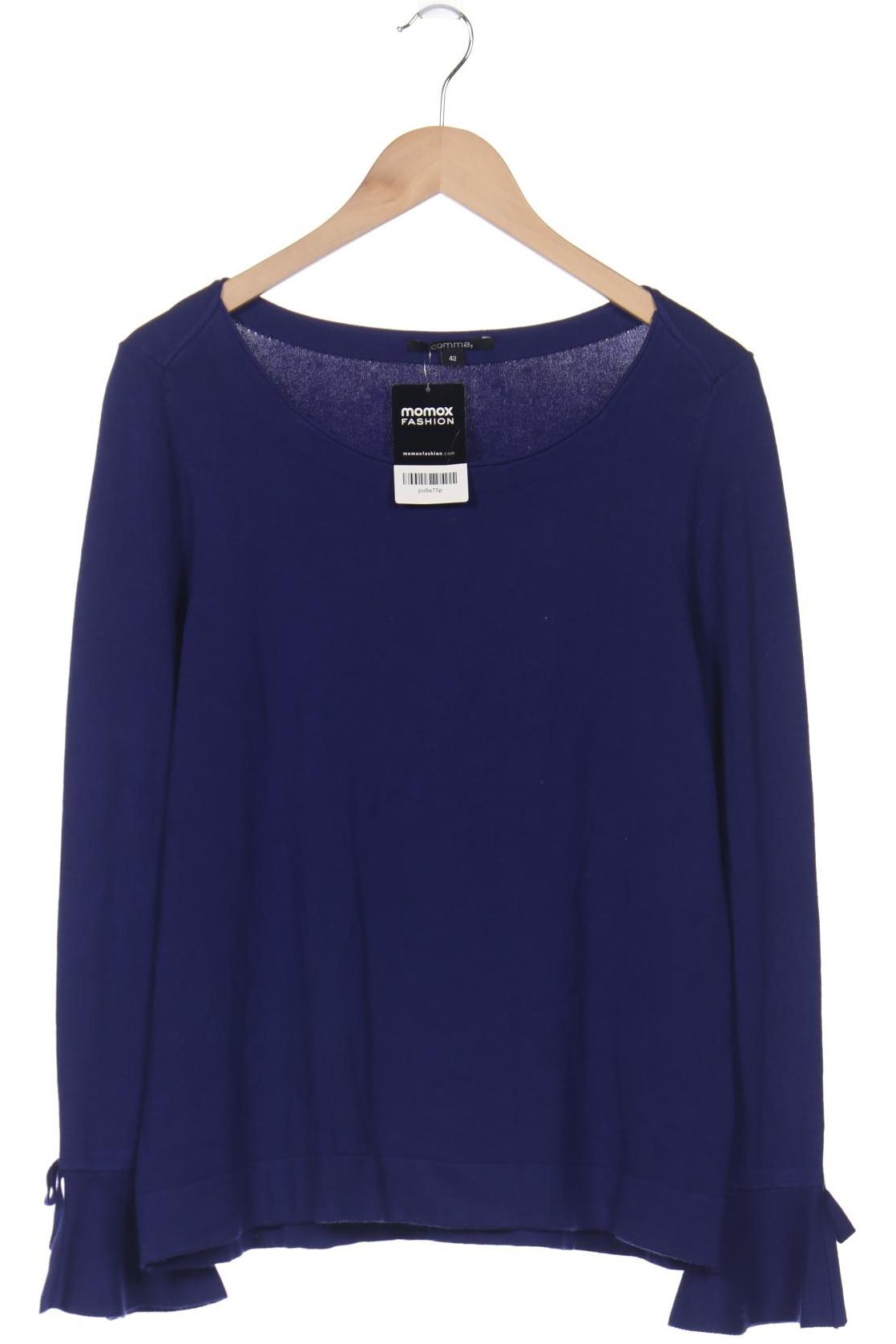 

Comma Damen Pullover, blau
