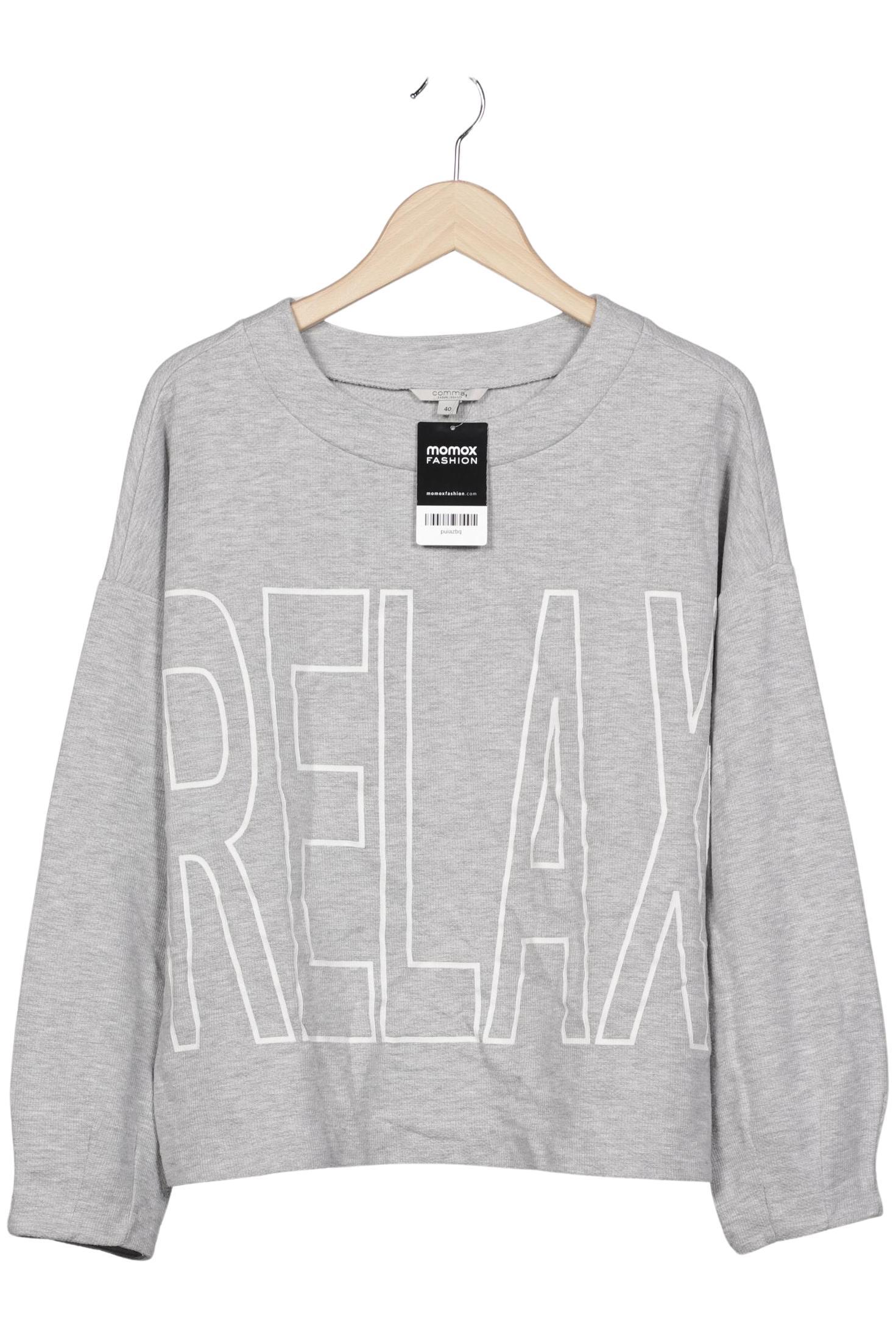 

Comma Damen Pullover, grau, Gr. 40