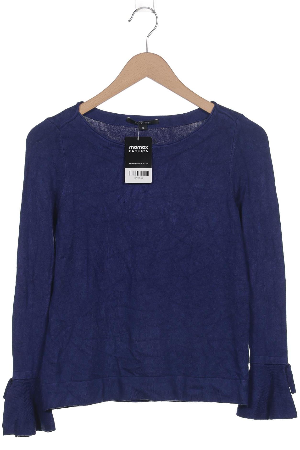 

Comma Damen Pullover, marineblau, Gr. 34