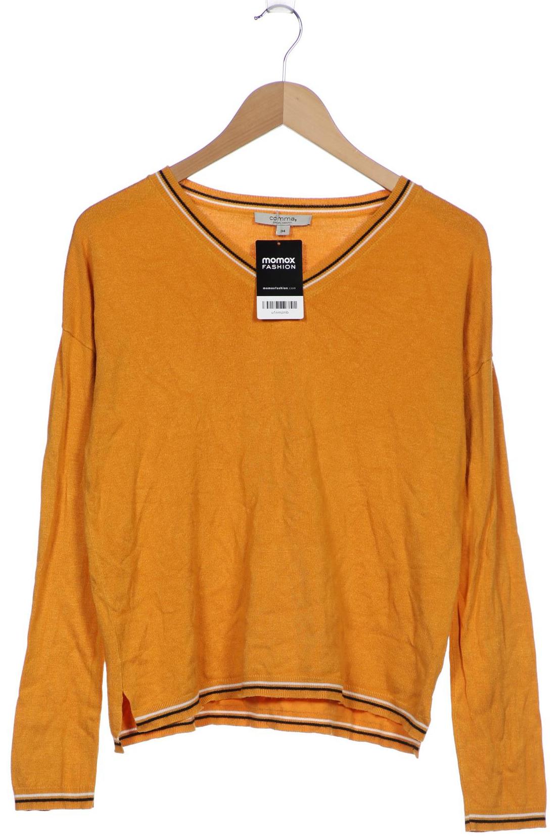 

Comma Damen Pullover, orange, Gr. 34
