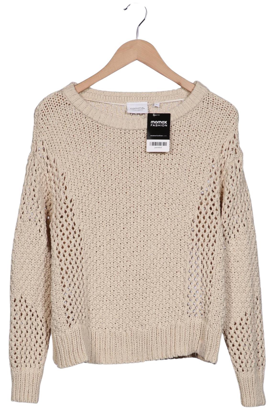 

Comma Damen Pullover, beige, Gr. 36