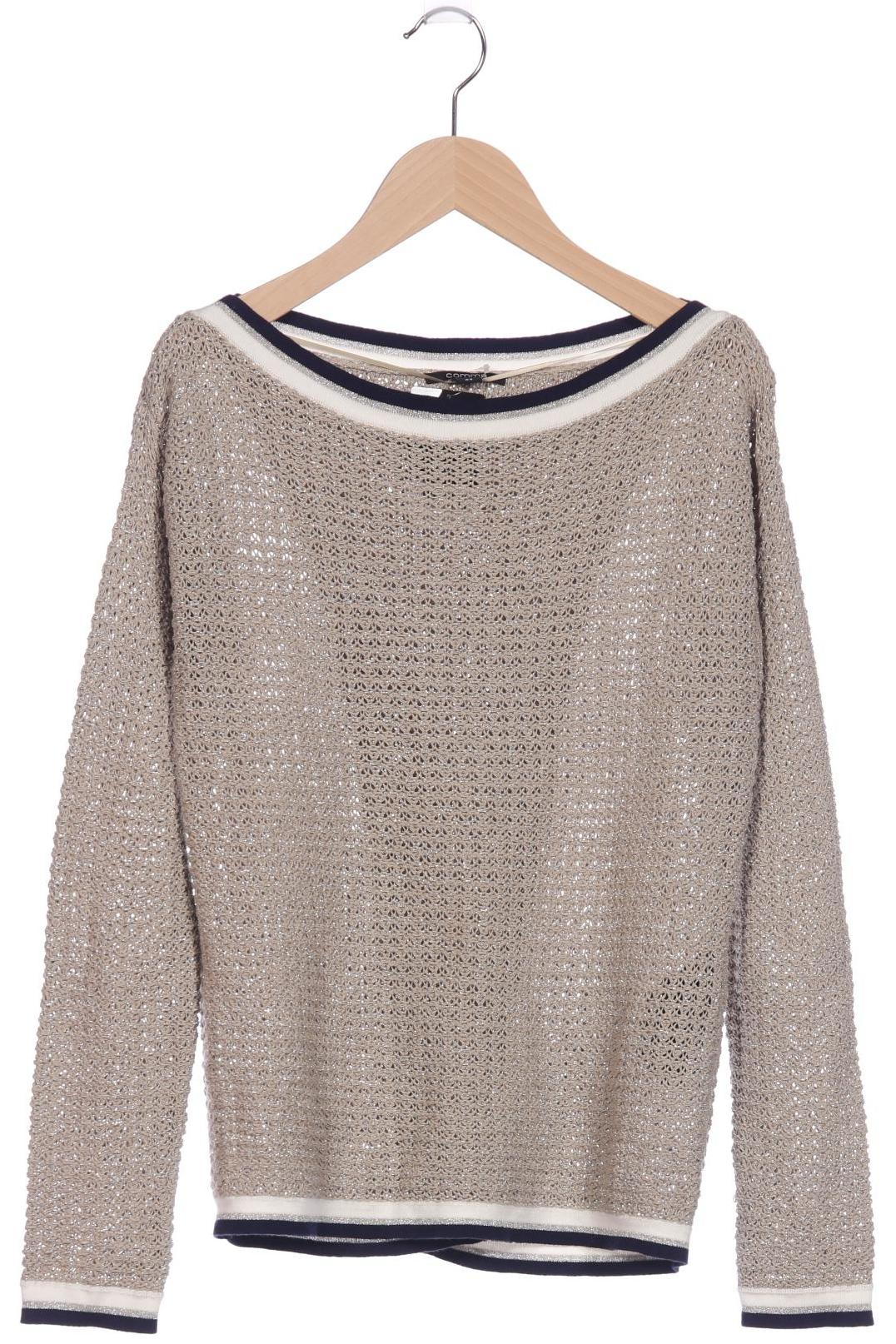 

Comma Damen Pullover, beige, Gr. 34