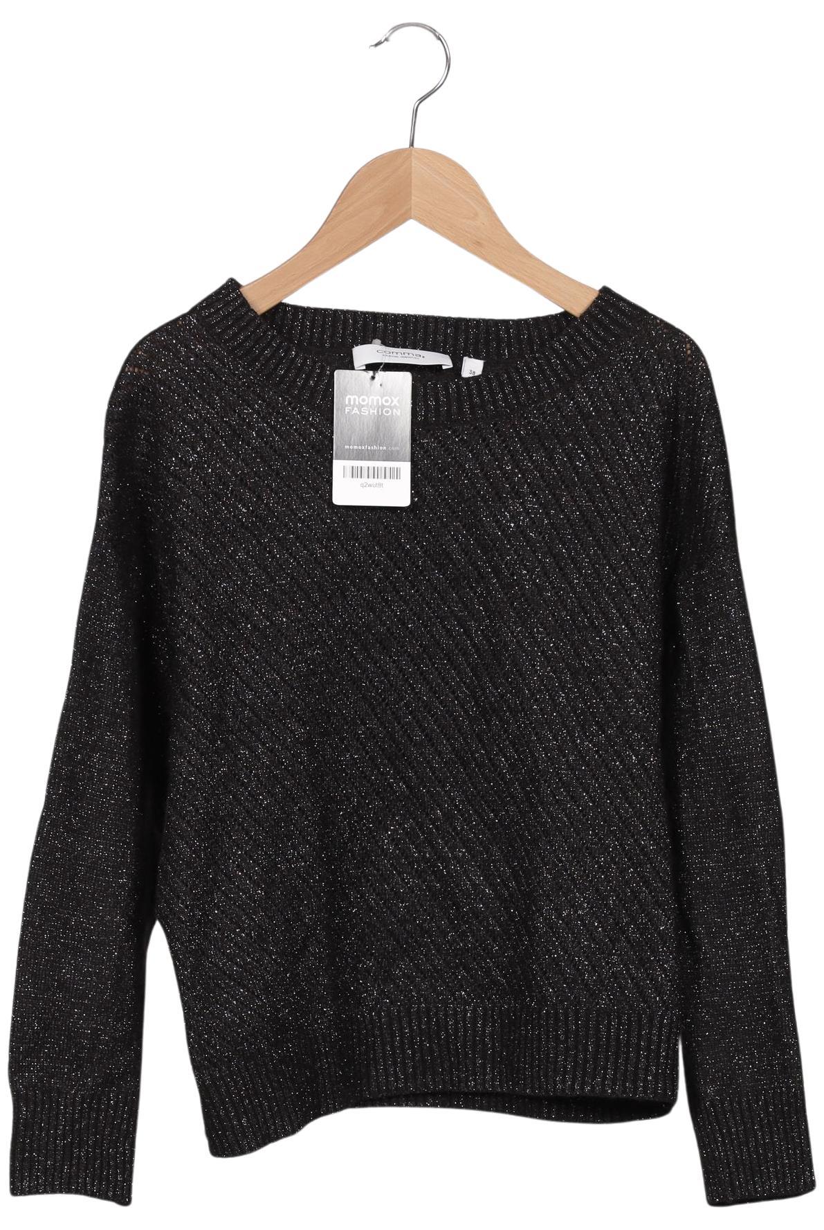 

Comma Damen Pullover, schwarz, Gr. 38