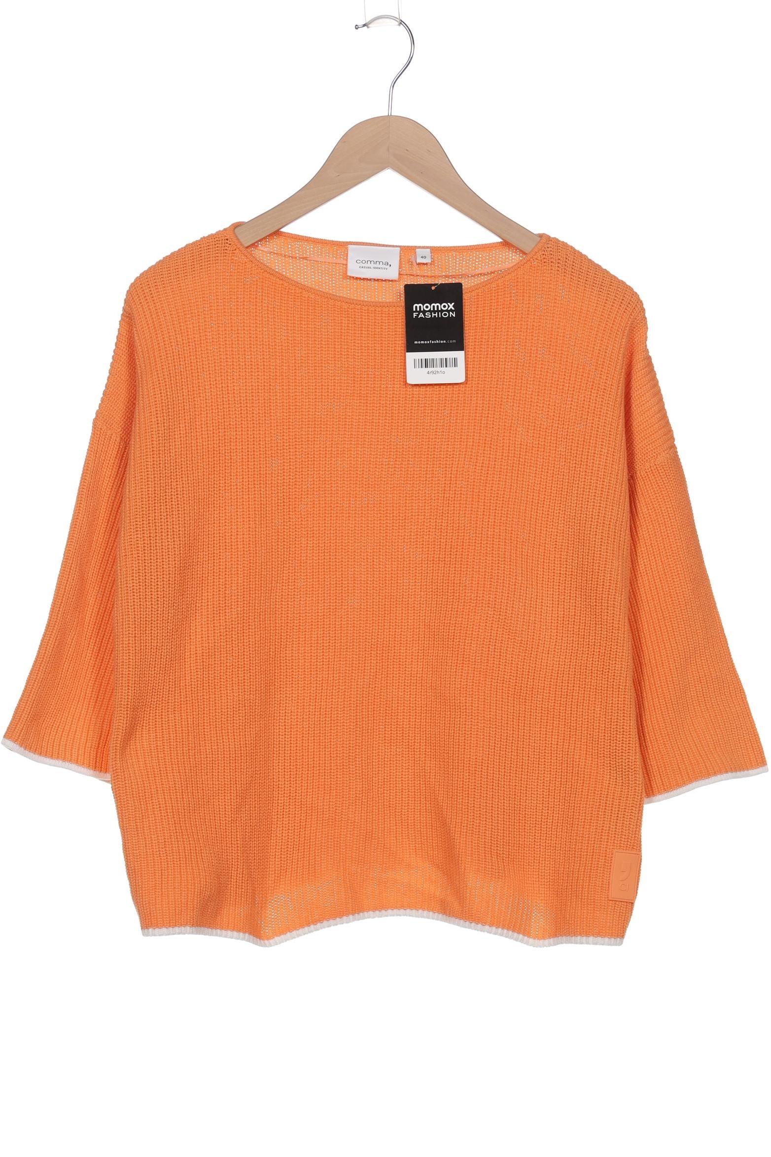 

Comma Damen Pullover, orange, Gr. 40