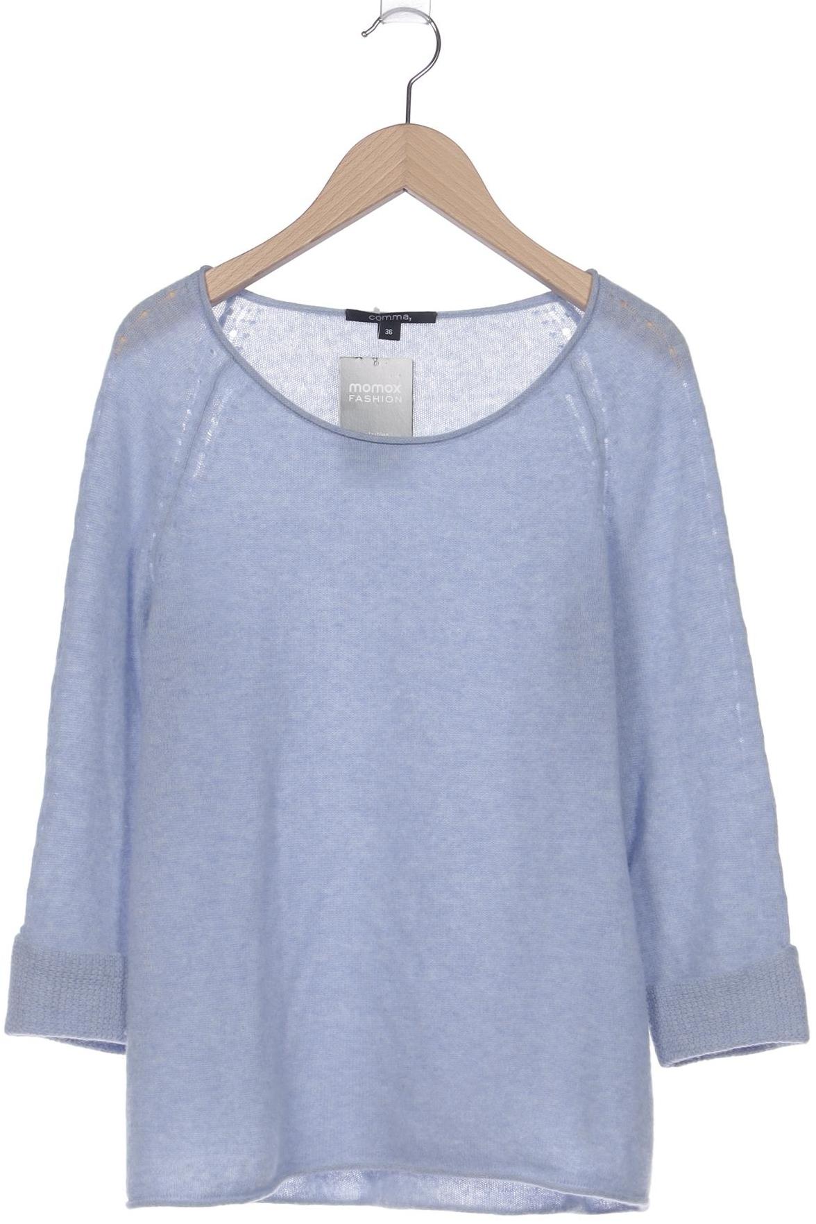 

Comma Damen Pullover, hellblau, Gr. 36
