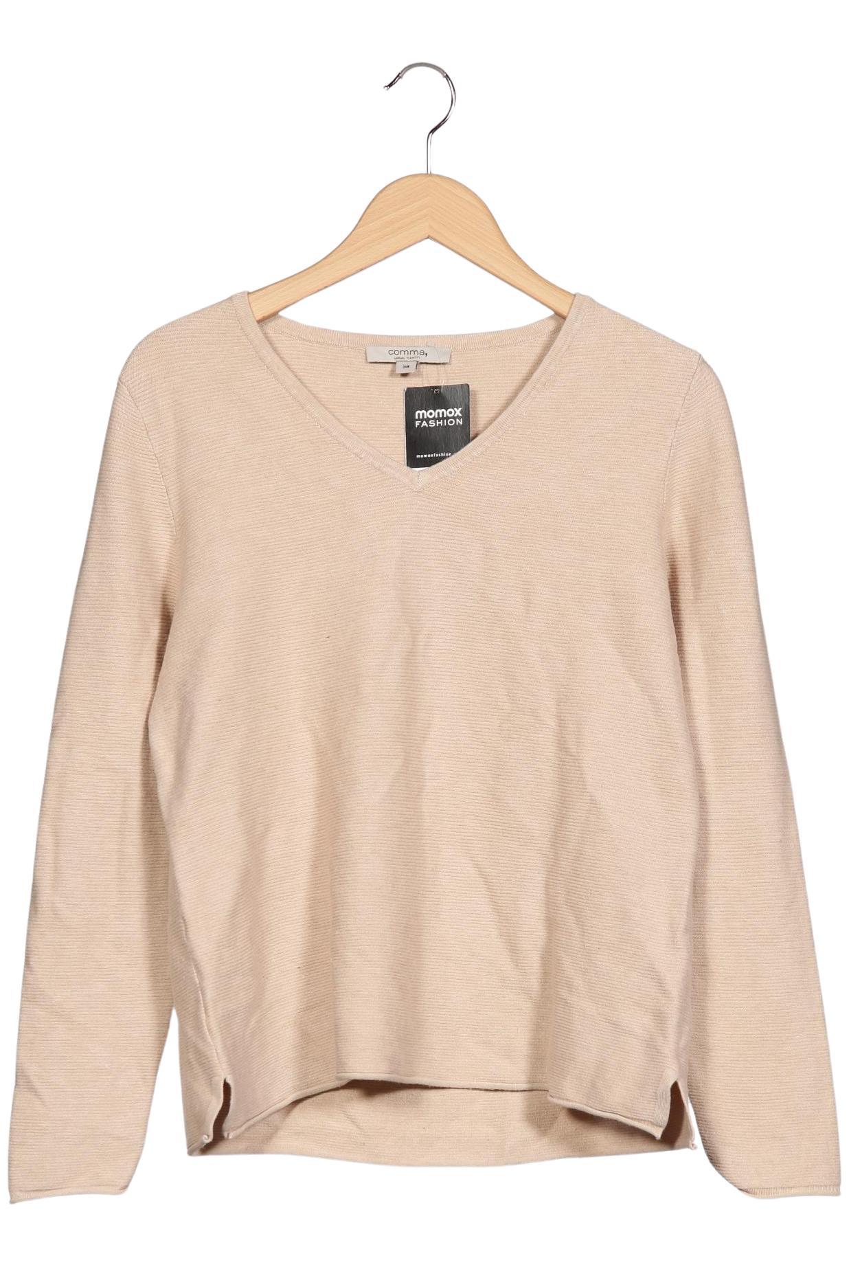 

Comma Damen Pullover, beige, Gr. 38