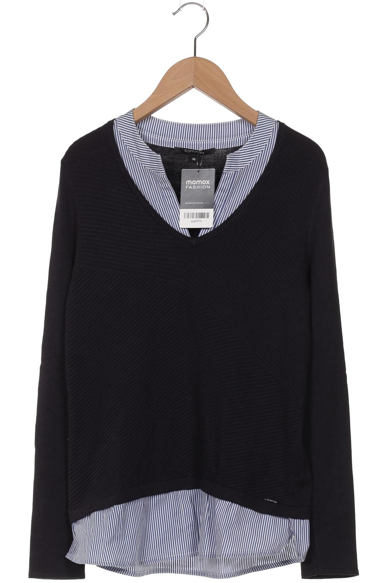 

Comma Damen Pullover, marineblau, Gr. 36