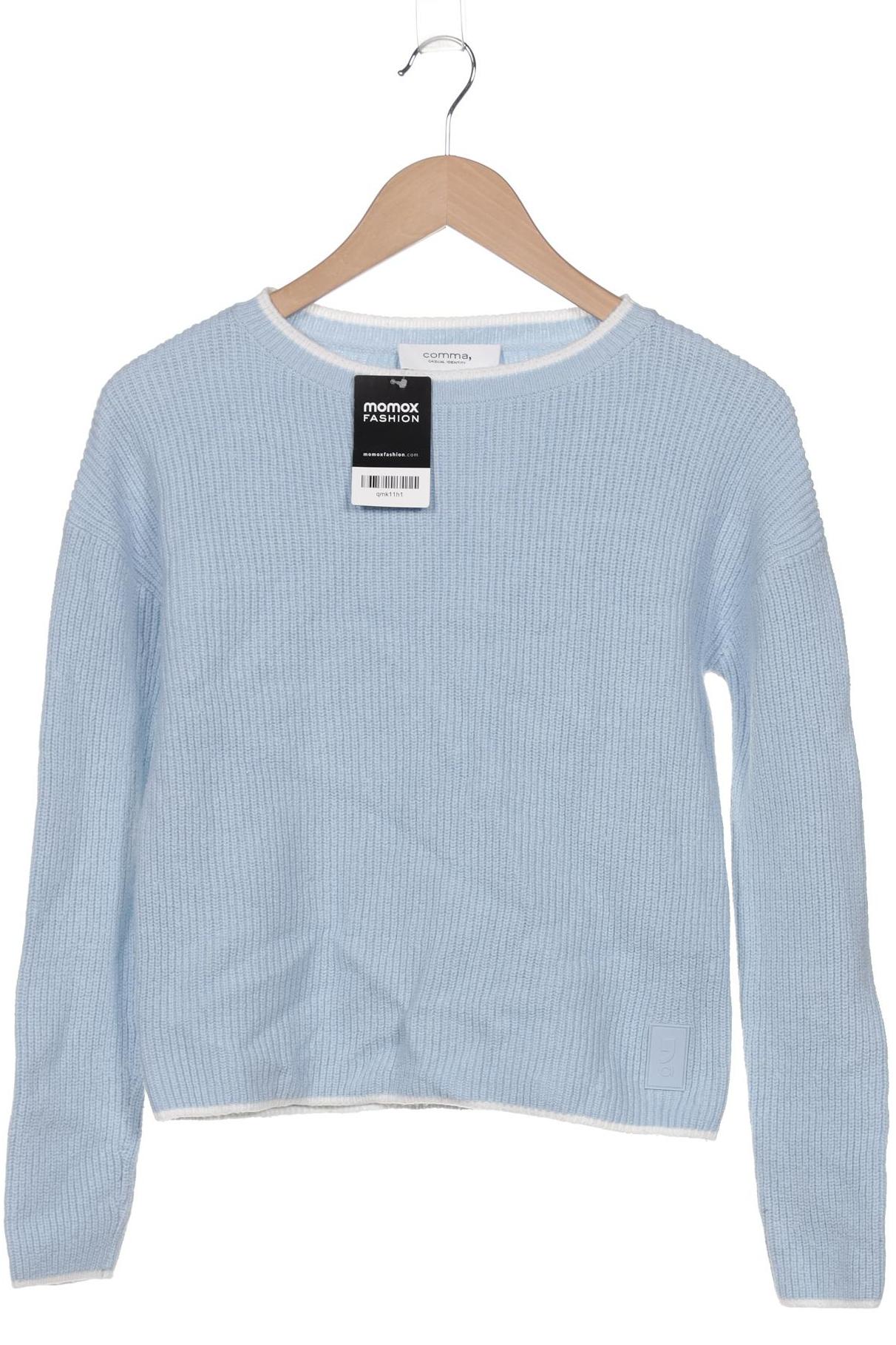 

Comma Damen Pullover, hellblau, Gr. 32
