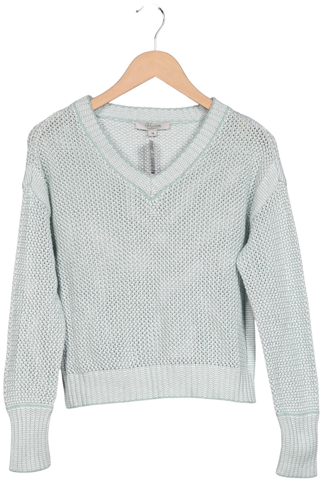 

Comma Damen Pullover, hellblau, Gr. 34