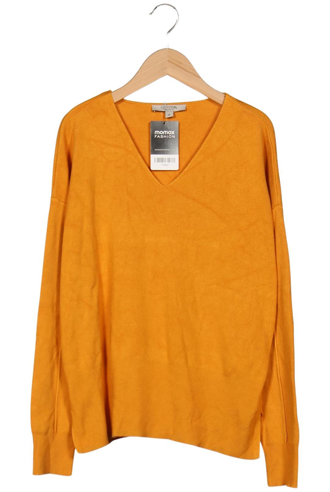 

Comma Damen Pullover, orange, Gr. 36