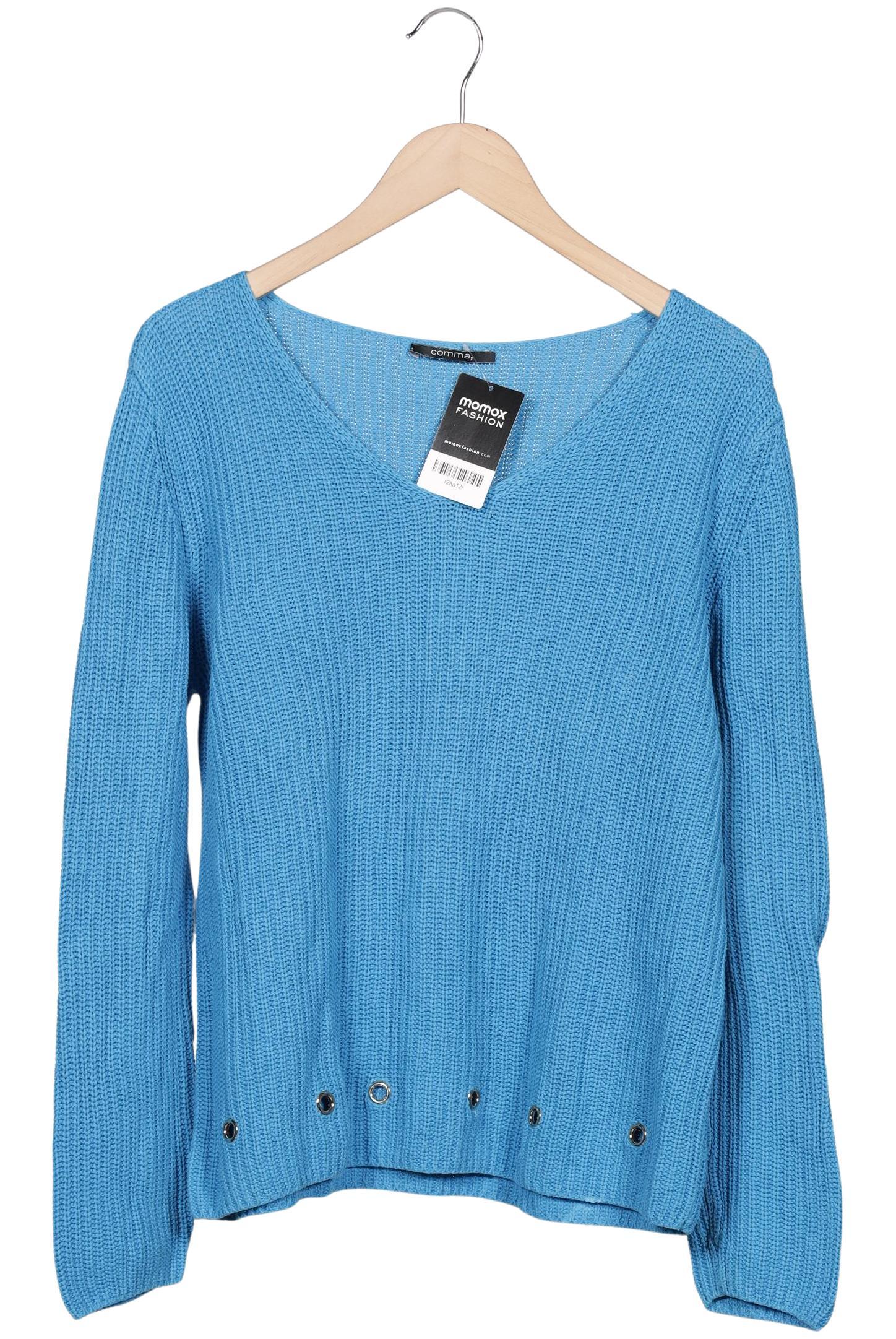 

Comma Damen Pullover, hellblau, Gr. 44