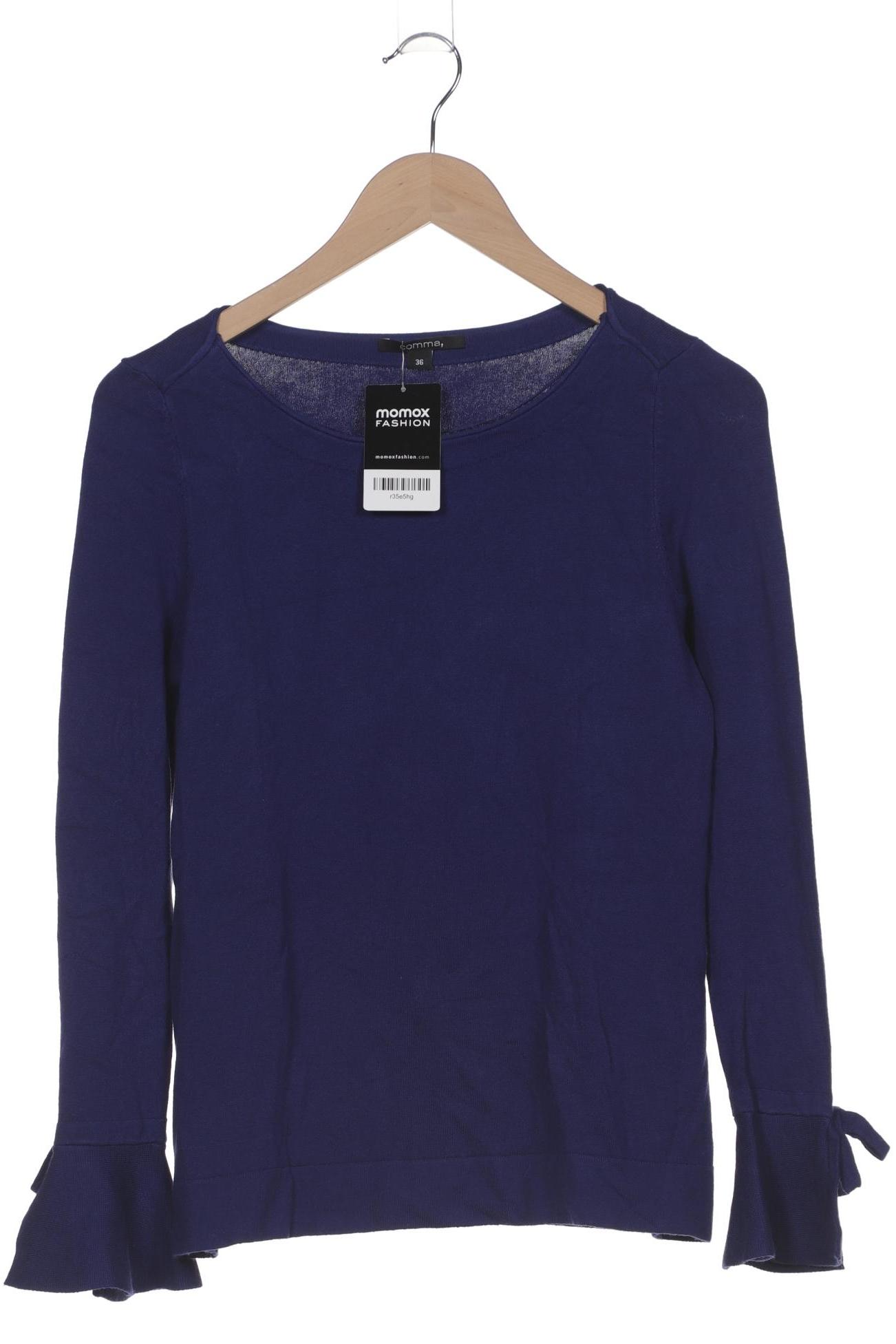

Comma Damen Pullover, marineblau, Gr. 36