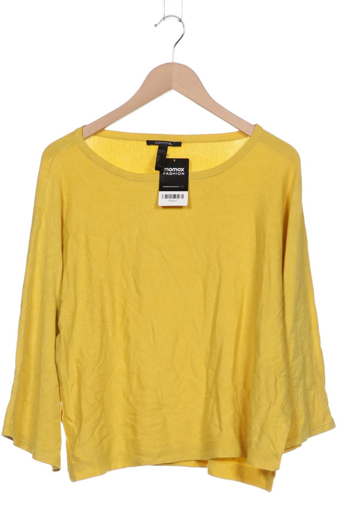 

Comma Damen Pullover, gelb