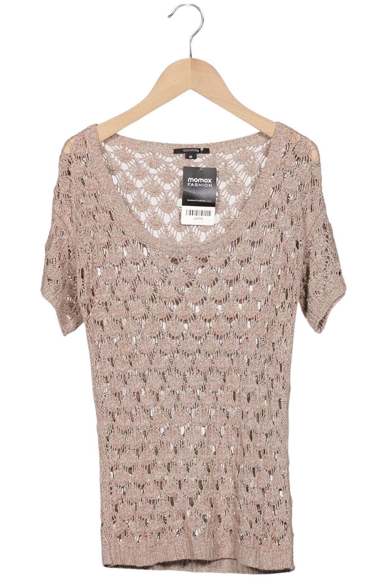 

Comma Damen Pullover, beige, Gr. 36