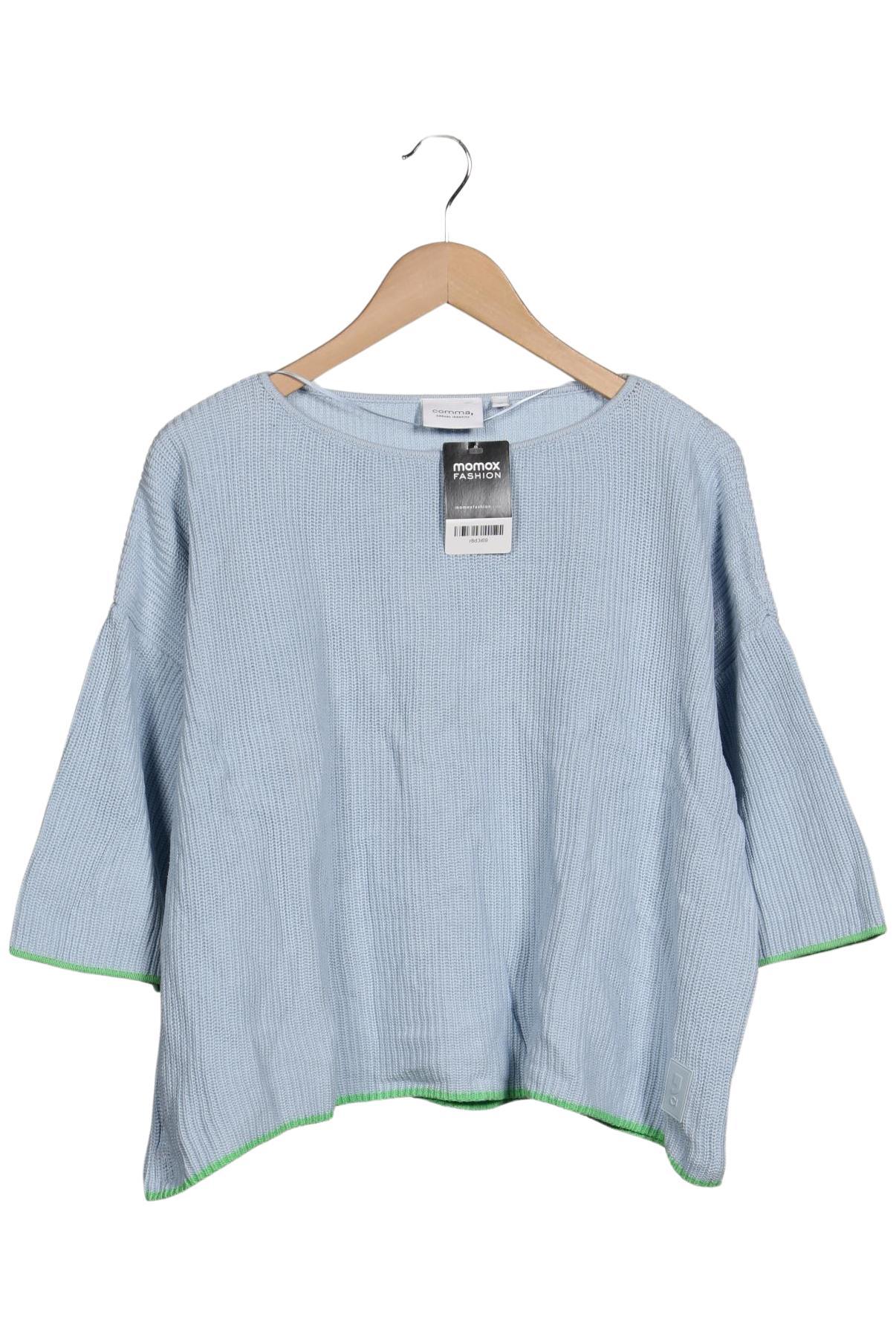 

Comma Damen Pullover, hellblau, Gr. 42