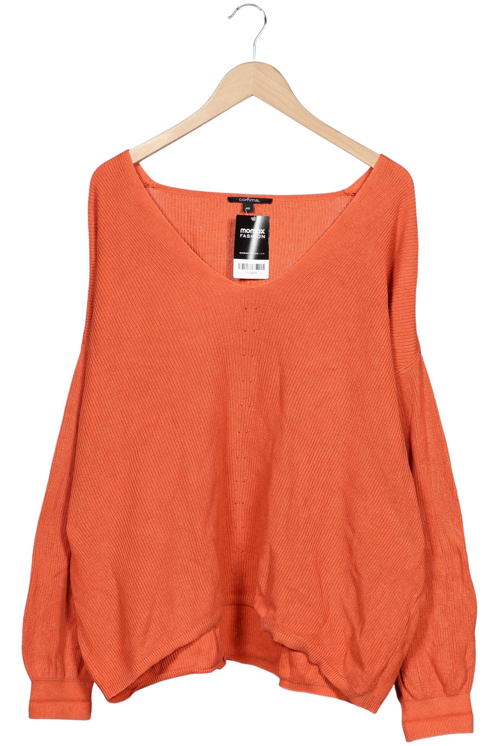 

Comma Damen Pullover, orange, Gr. 46