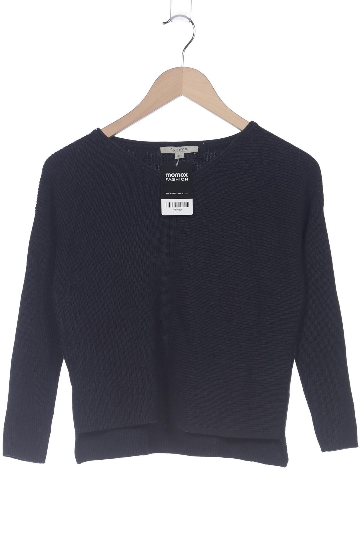 

Comma Damen Pullover, marineblau, Gr. 34