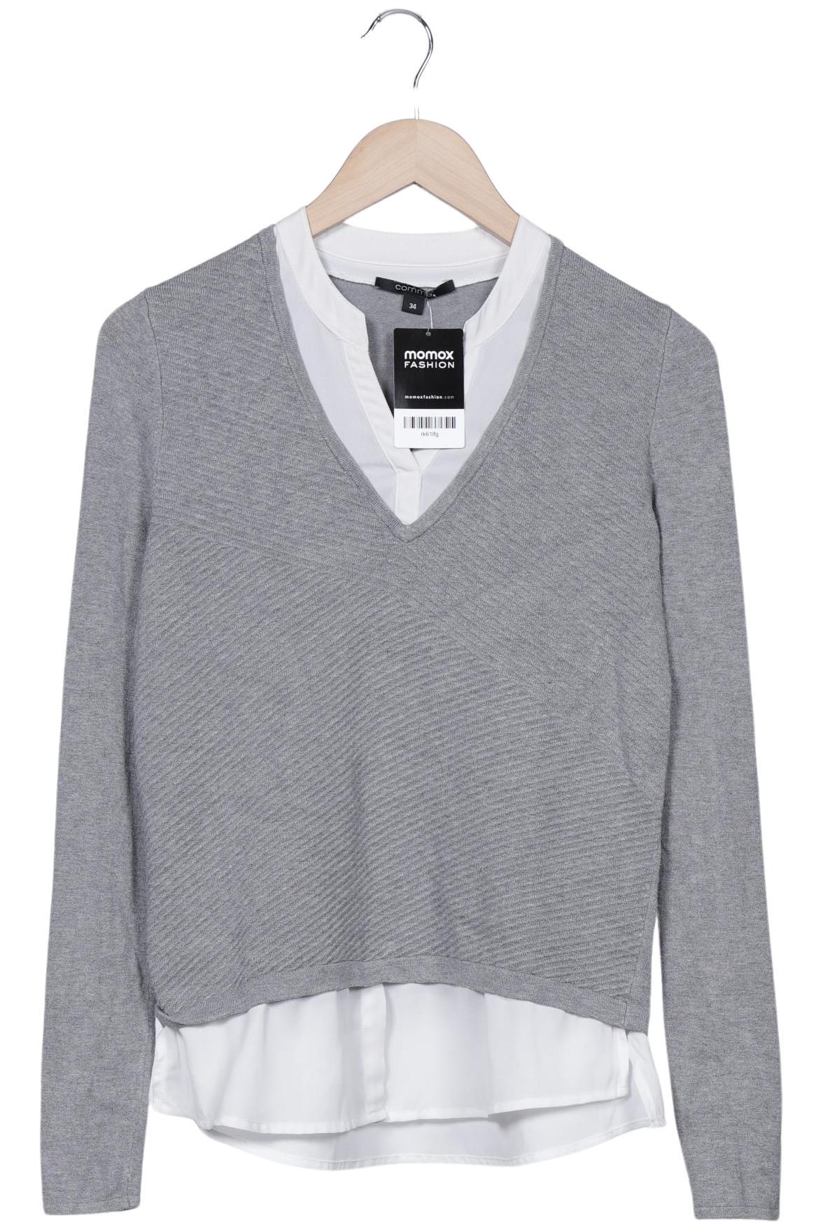 

Comma Damen Pullover, grau, Gr. 34