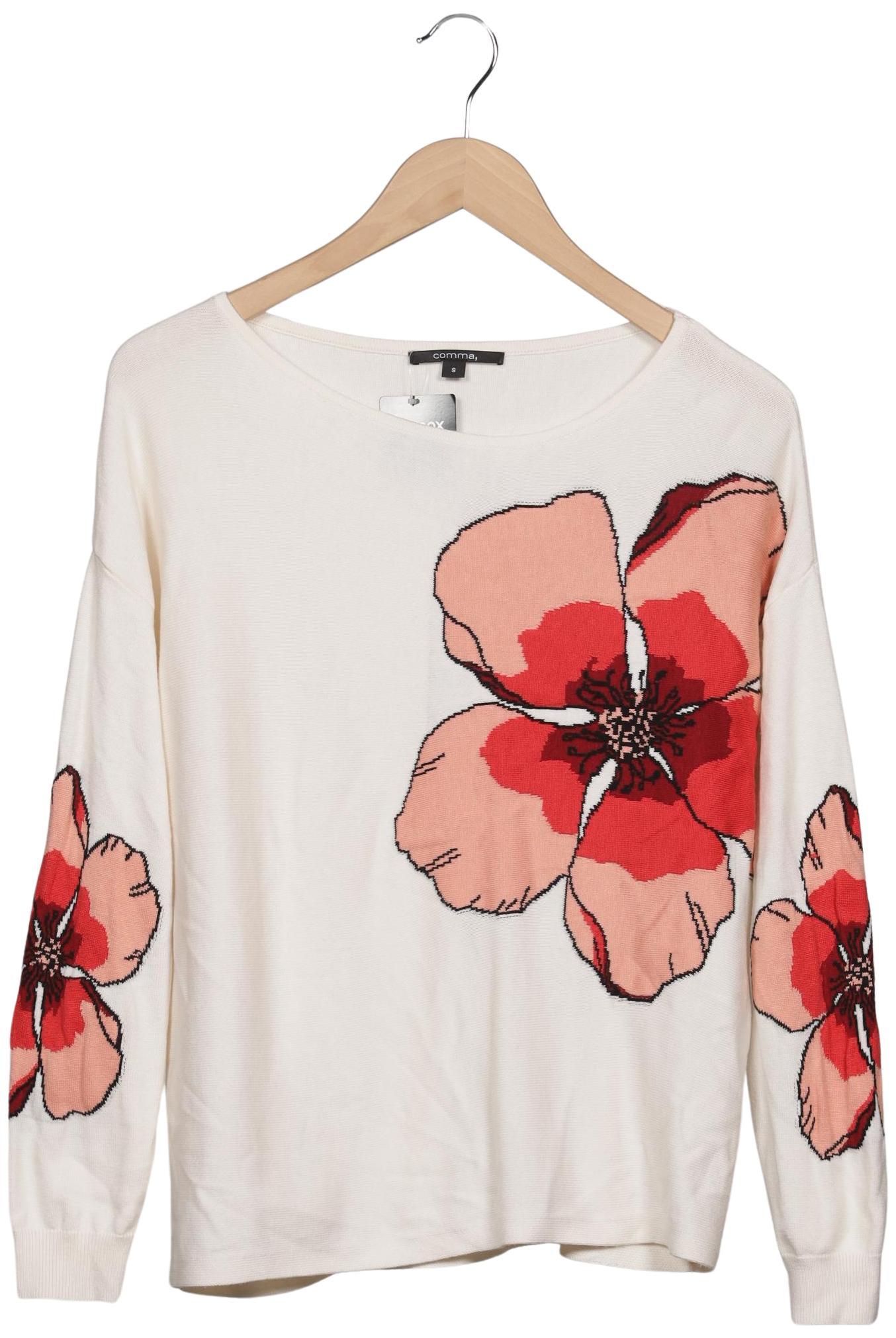 

Comma Damen Pullover, cremeweiß, Gr. 36