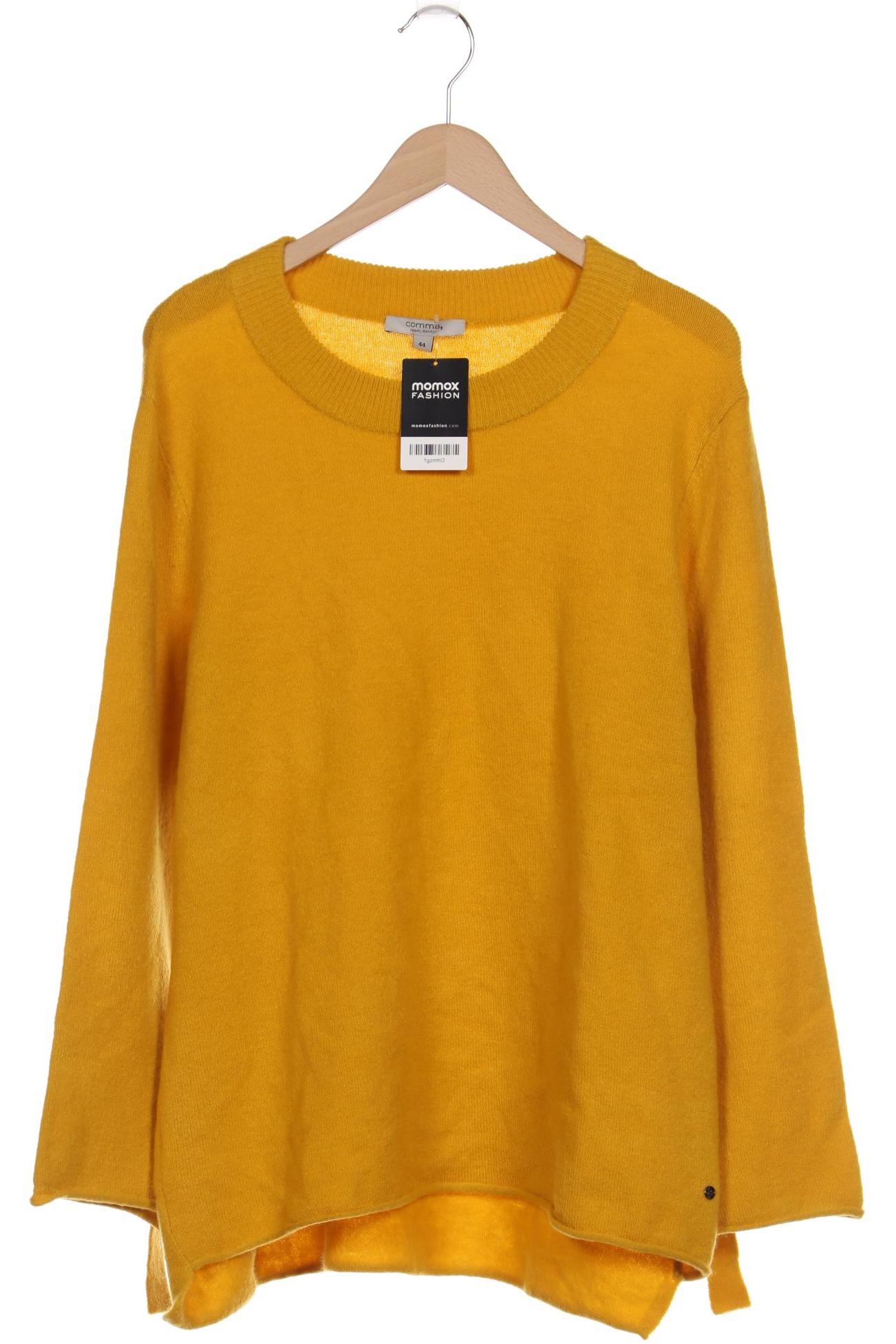 

Comma Damen Pullover, gelb