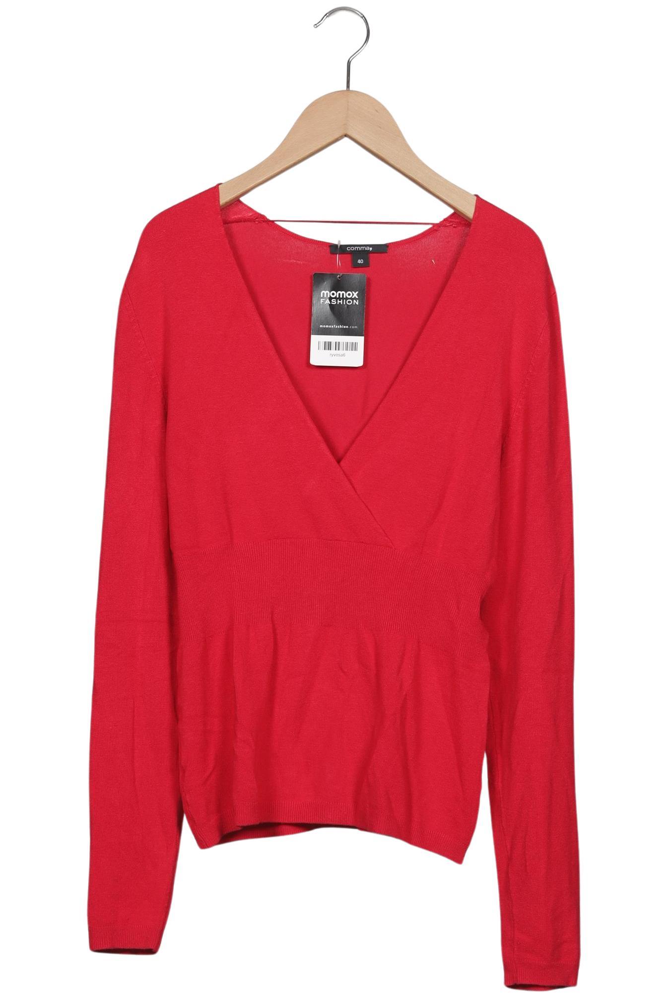 

Comma Damen Pullover, rot, Gr. 40