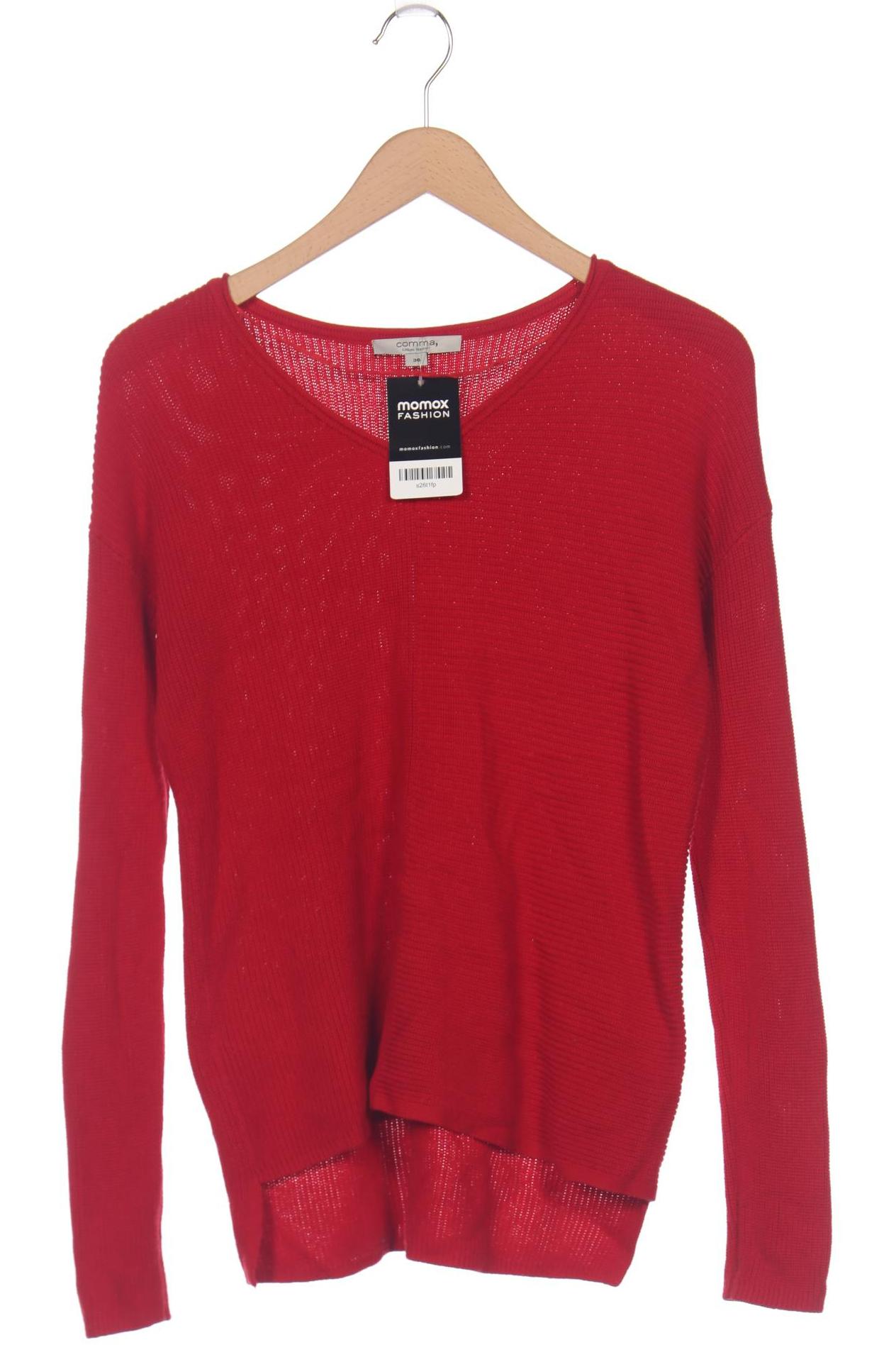 

Comma Damen Pullover, rot, Gr. 36