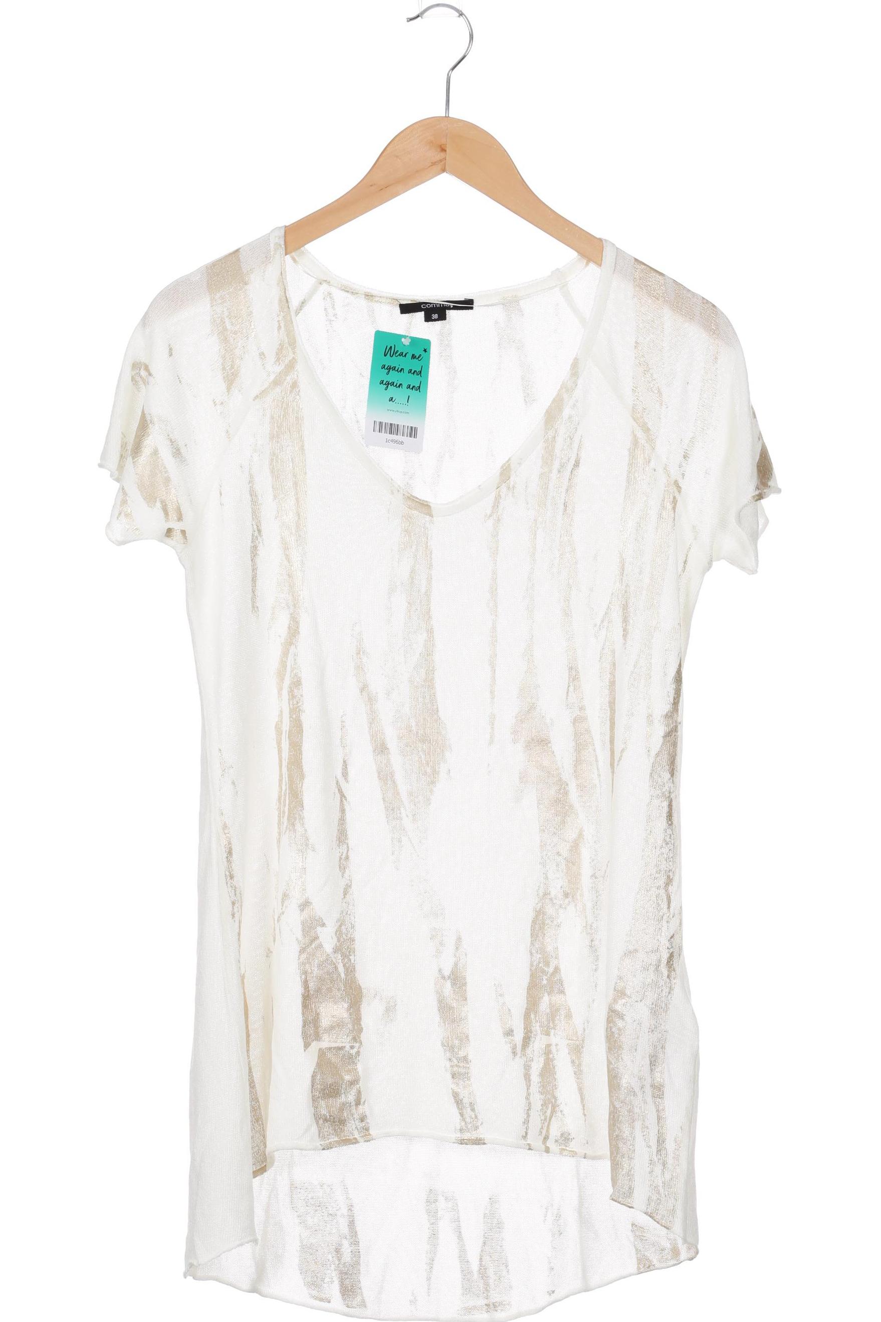 

Comma Damen Pullover, weiß, Gr. 38