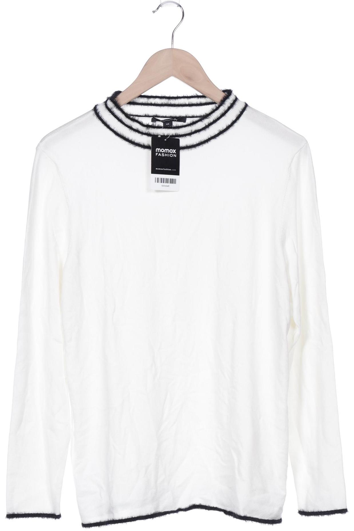 

Comma Damen Pullover, weiß, Gr. 44