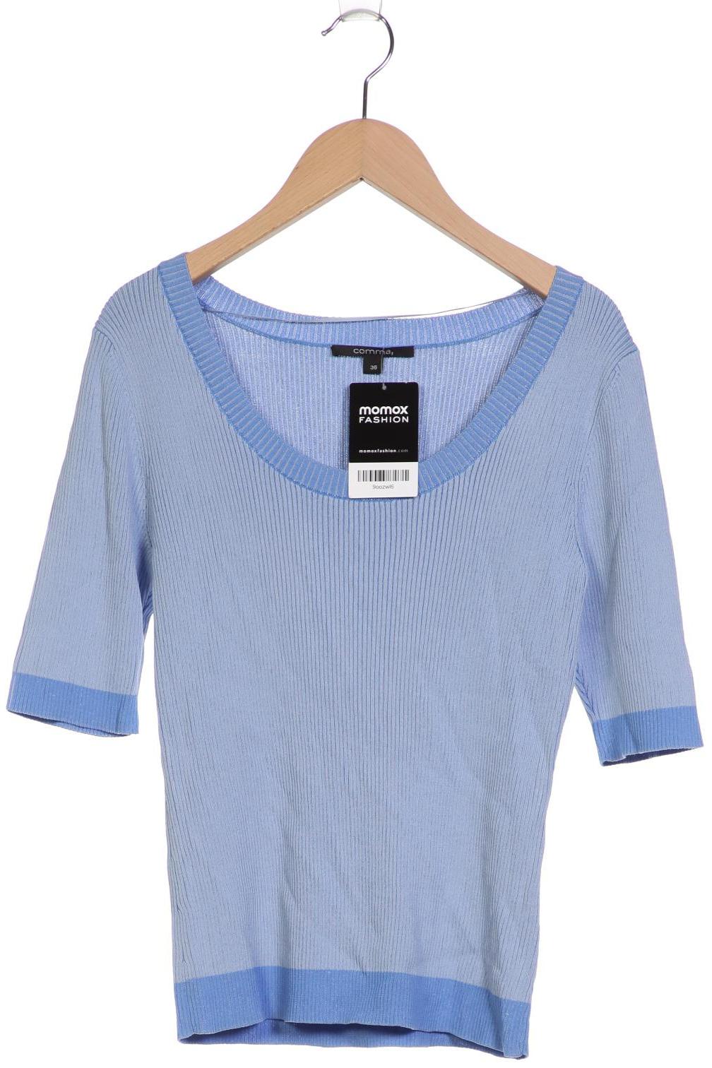 

Comma Damen Pullover, hellblau, Gr. 36