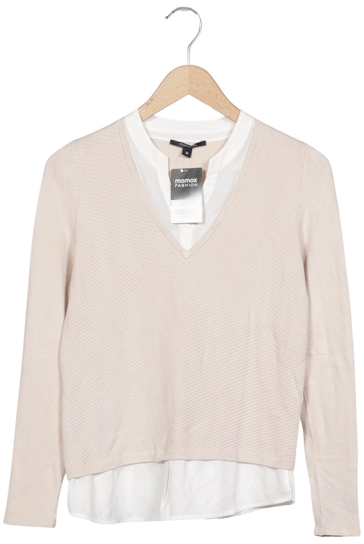 

Comma Damen Pullover, beige, Gr. 36