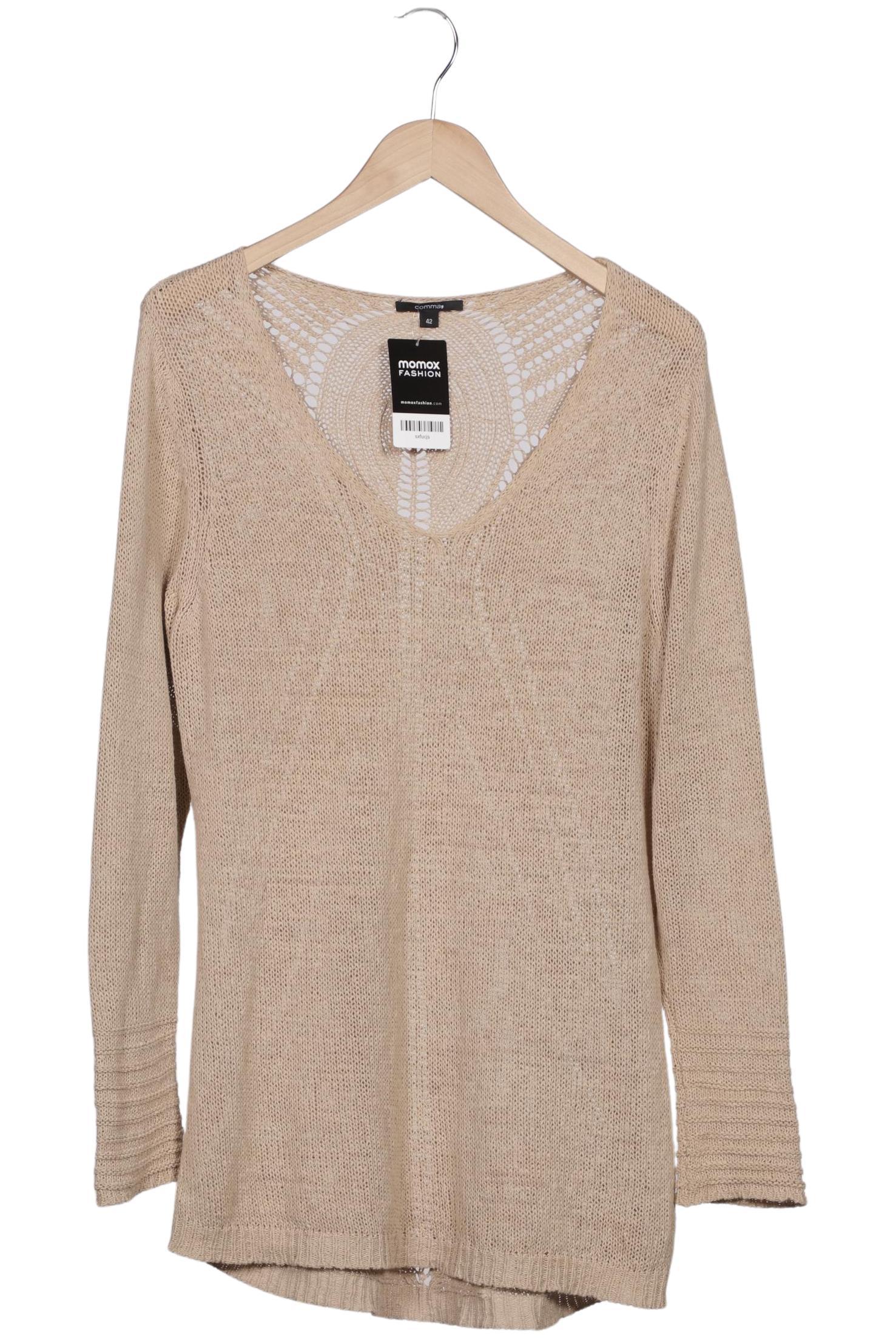 

Comma Damen Pullover, beige, Gr. 42
