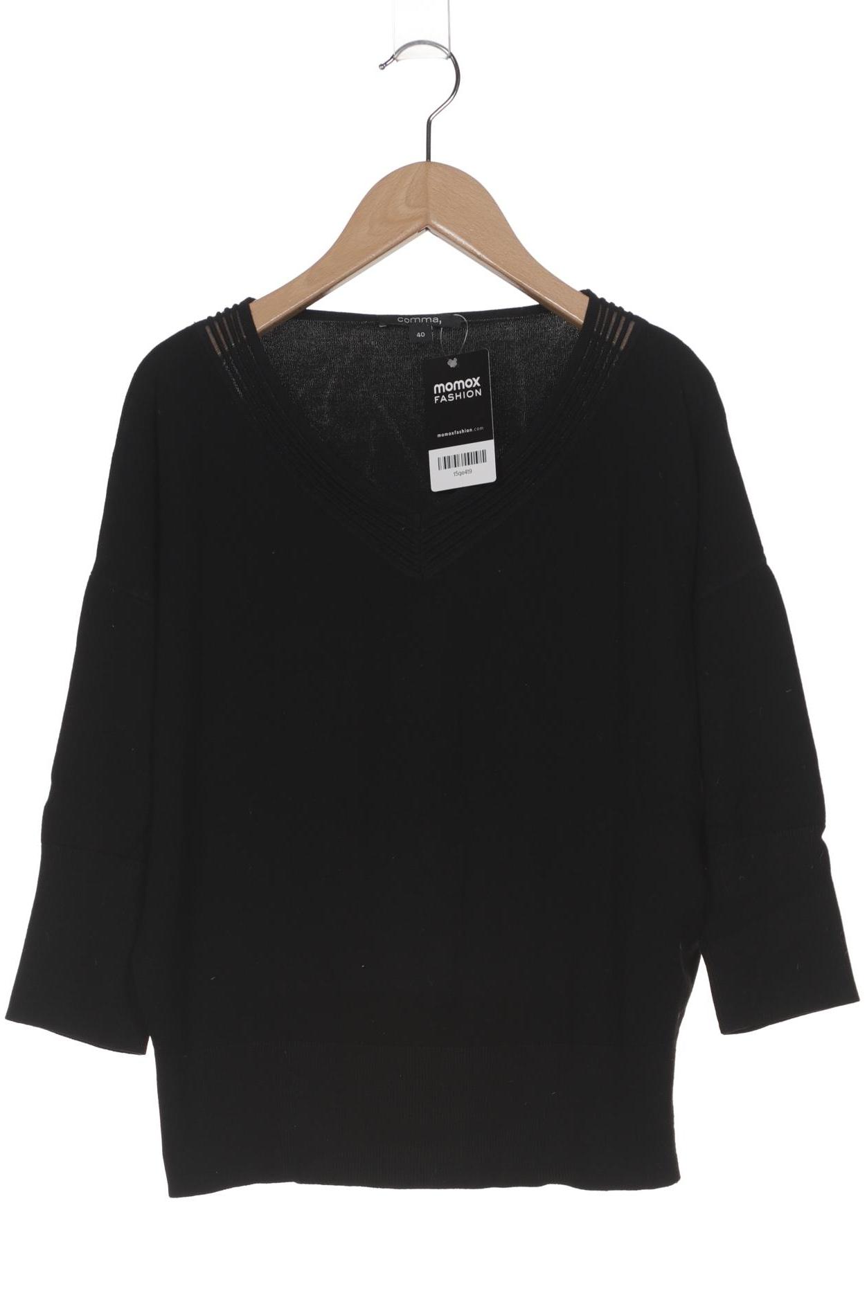 

Comma Damen Pullover, schwarz, Gr. 40
