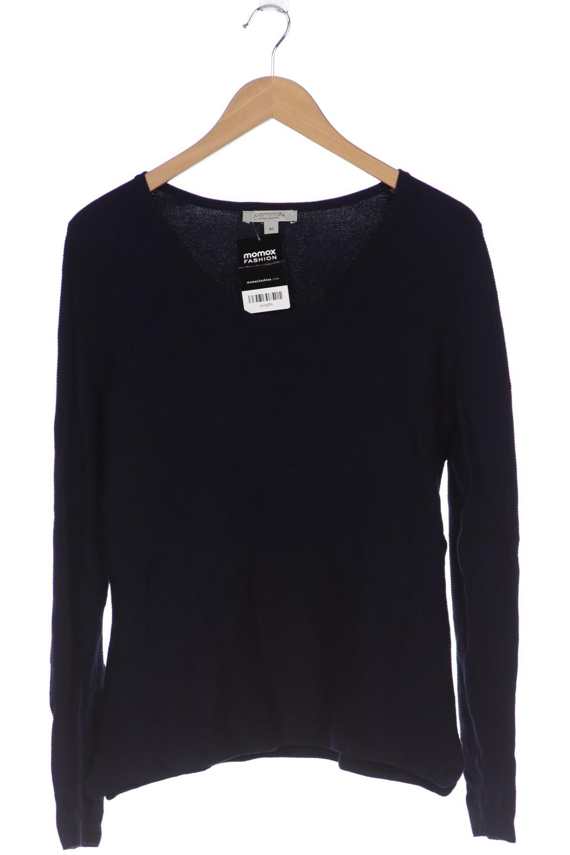 

Comma Damen Pullover, marineblau, Gr. 42