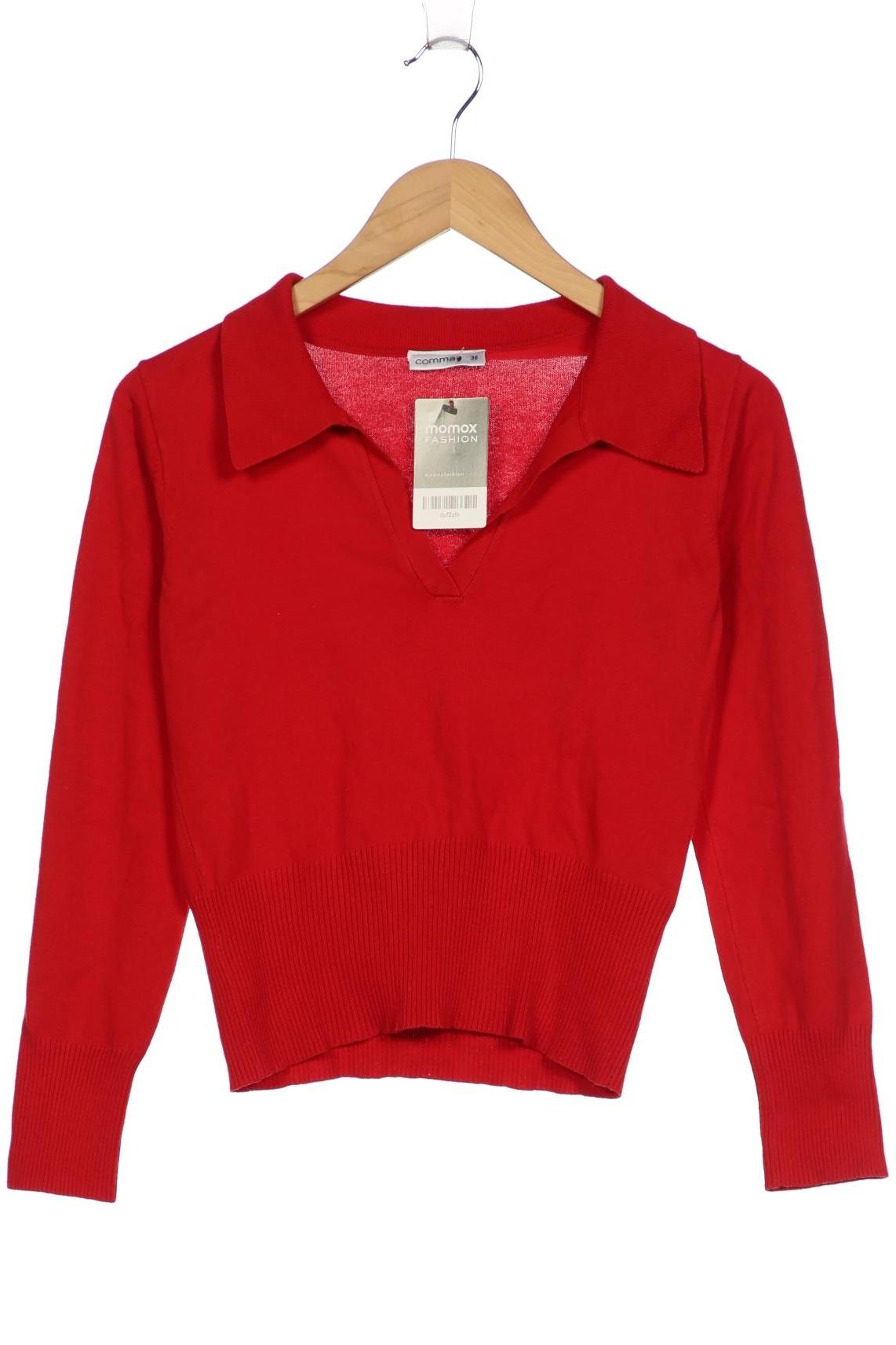 

Comma Damen Pullover, rot, Gr. 36