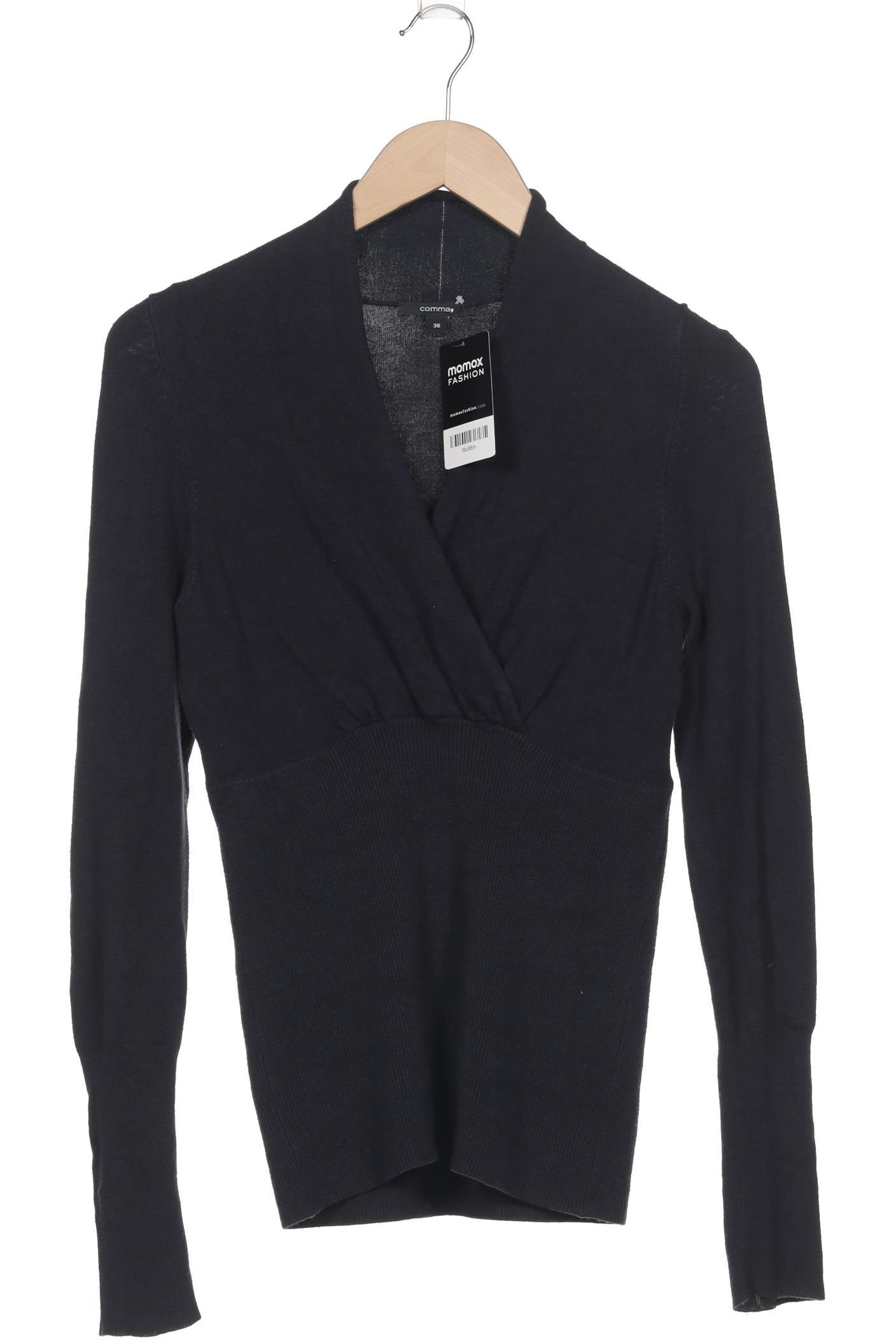 

Comma Damen Pullover, marineblau, Gr. 36