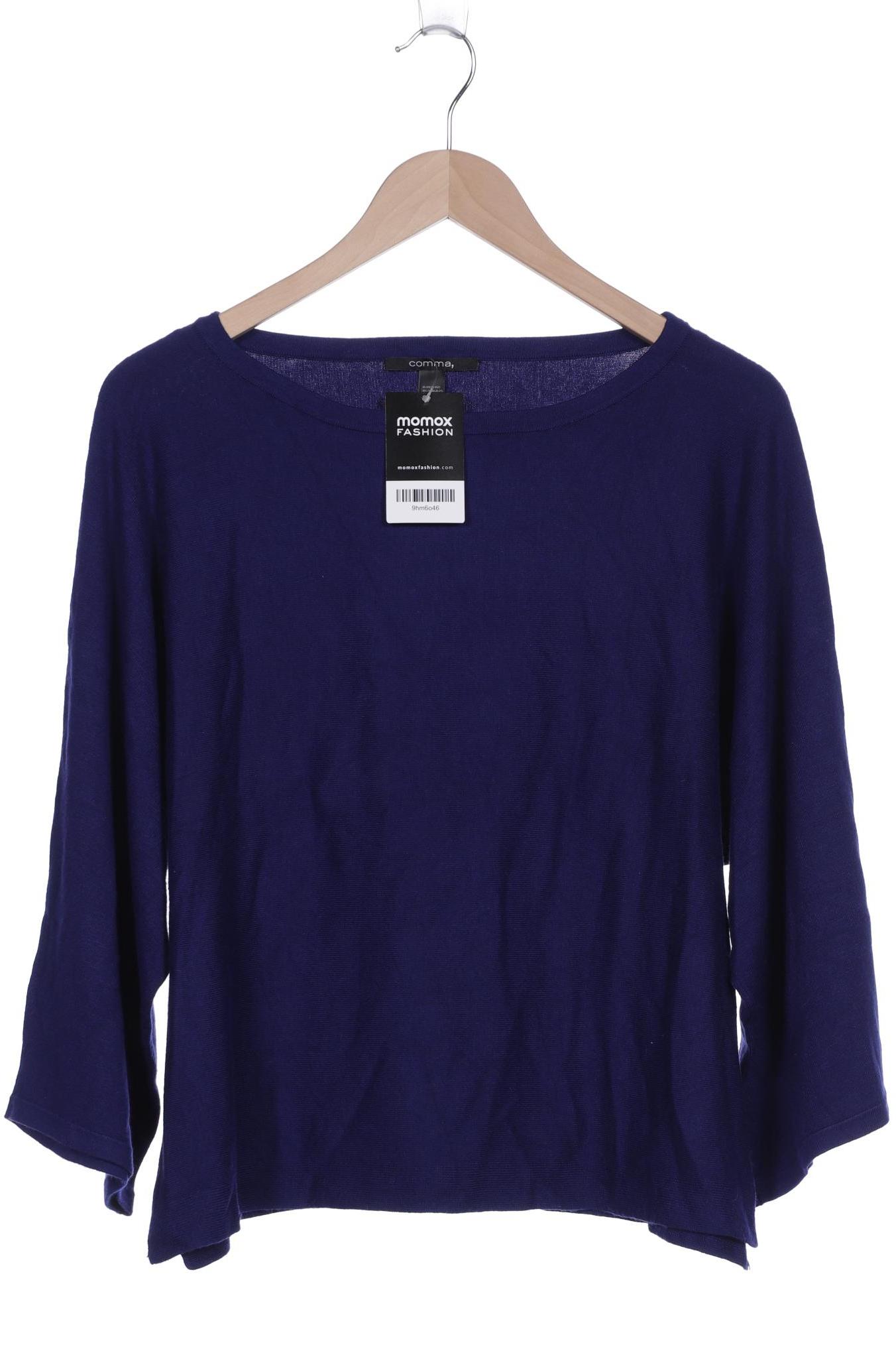 

Comma Damen Pullover, blau, Gr. 46