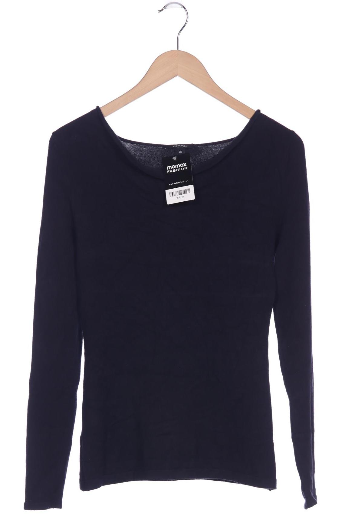 

Comma Damen Pullover, marineblau, Gr. 34