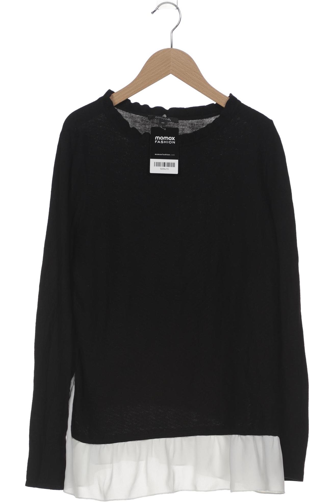 Thumbnail - Comma Damen Pullover, schwarz, Gr. 40