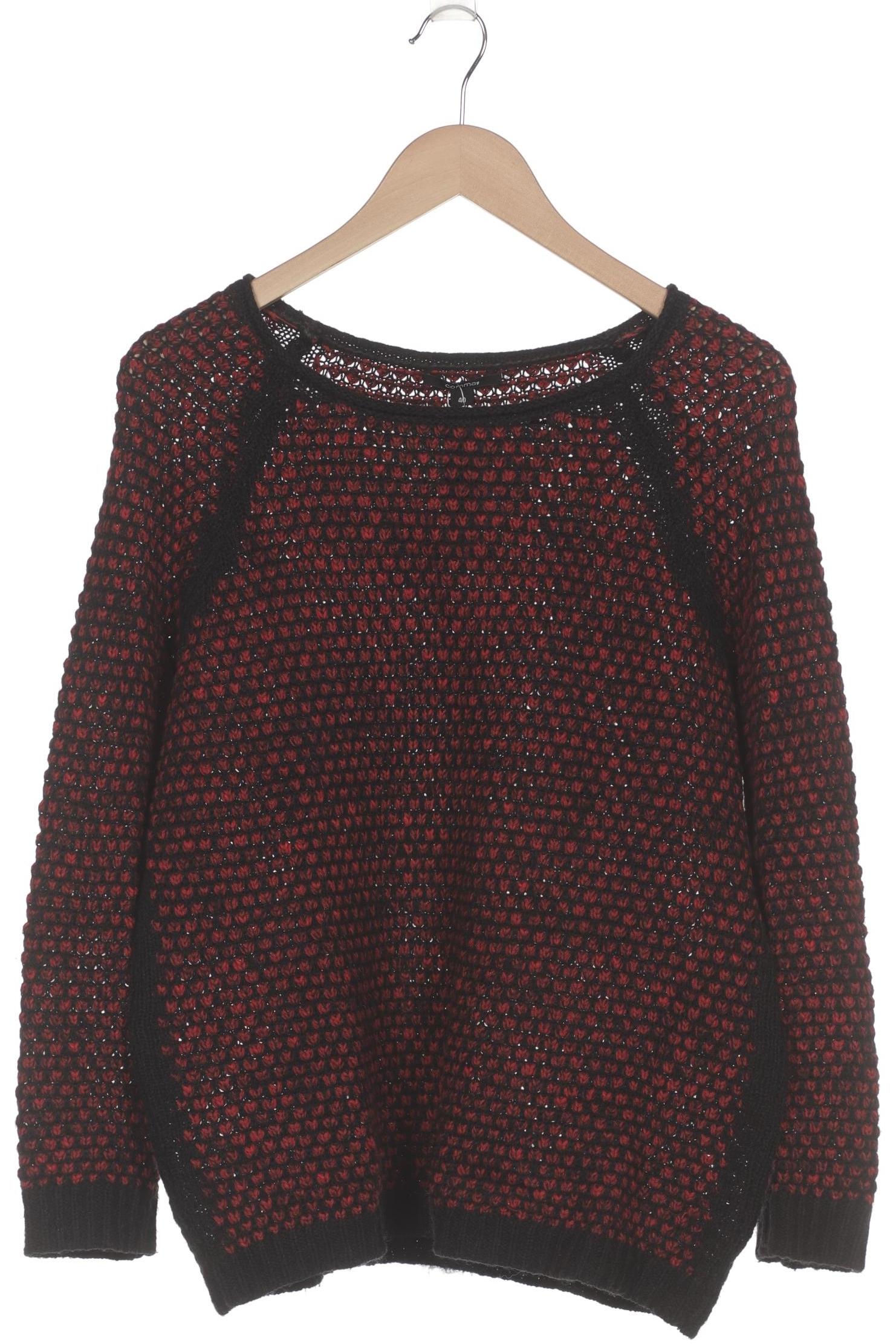 

Comma Damen Pullover, bordeaux, Gr. 40