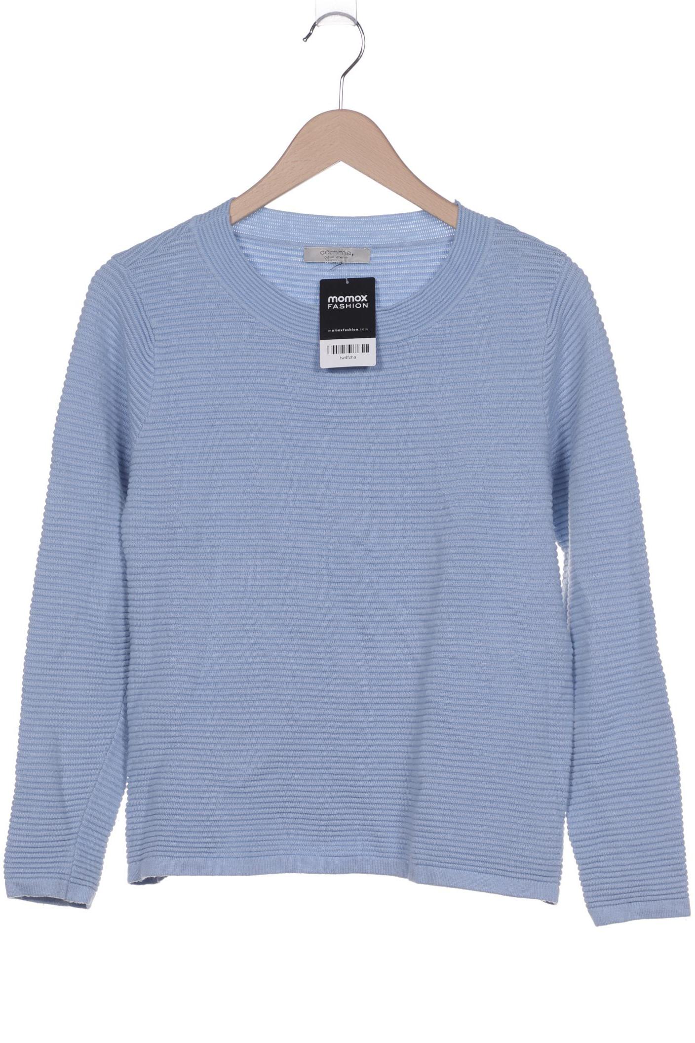 

Comma Damen Pullover, hellblau, Gr. 42