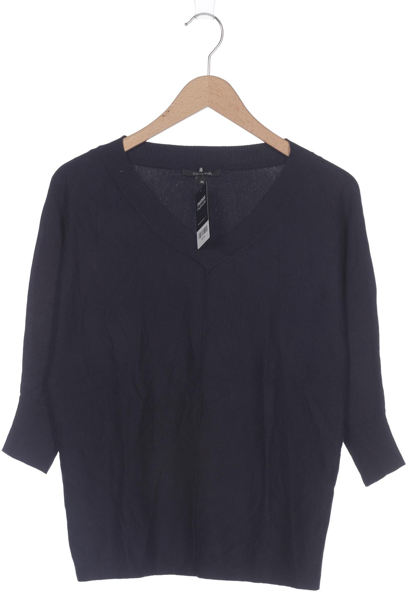 

Comma Damen Pullover, marineblau, Gr. 36