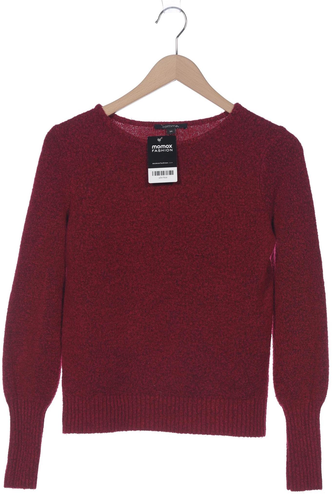 

Comma Damen Pullover, bordeaux, Gr. 34
