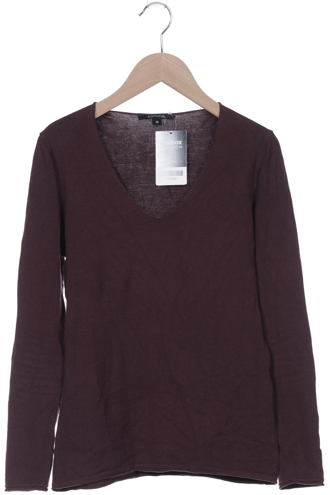 

Comma Damen Pullover, bordeaux, Gr. 36