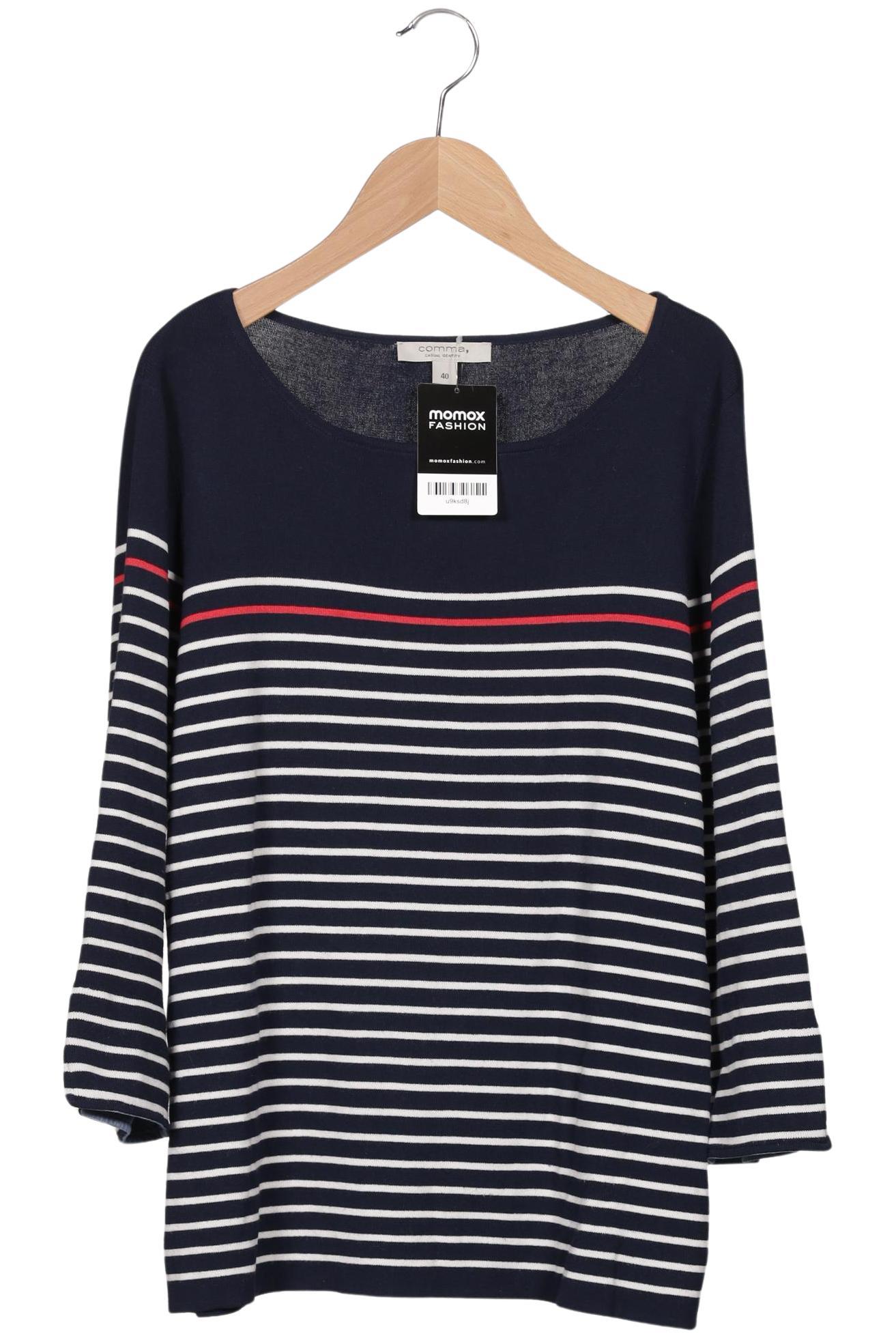 

Comma Damen Pullover, marineblau, Gr. 40