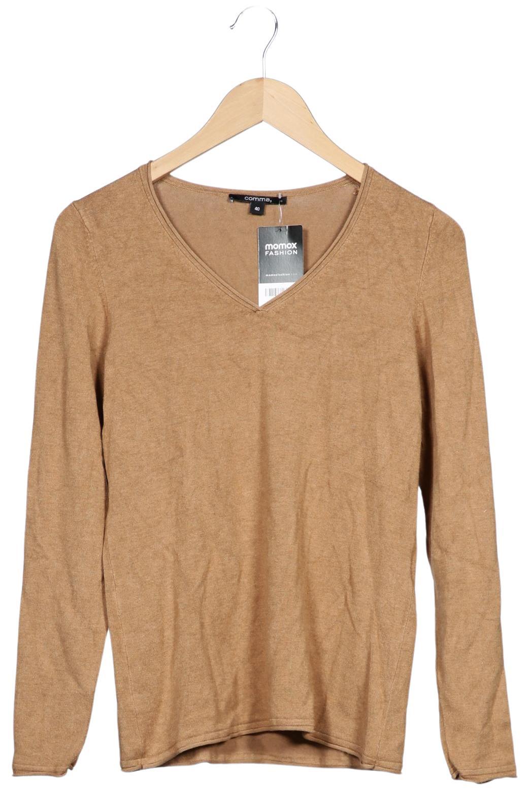 

Comma Damen Pullover, beige, Gr. 40