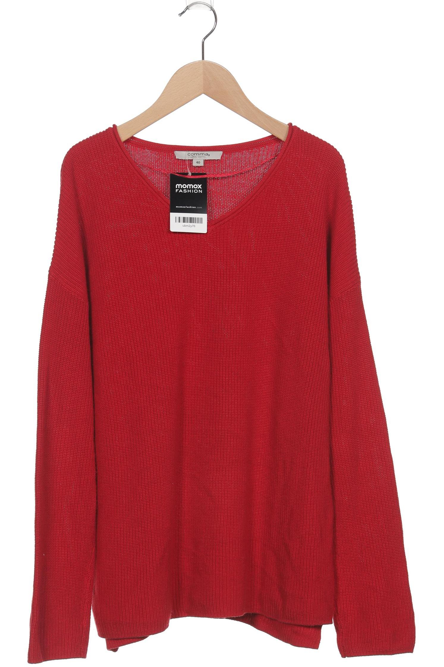 

Comma Damen Pullover, rot, Gr. 40