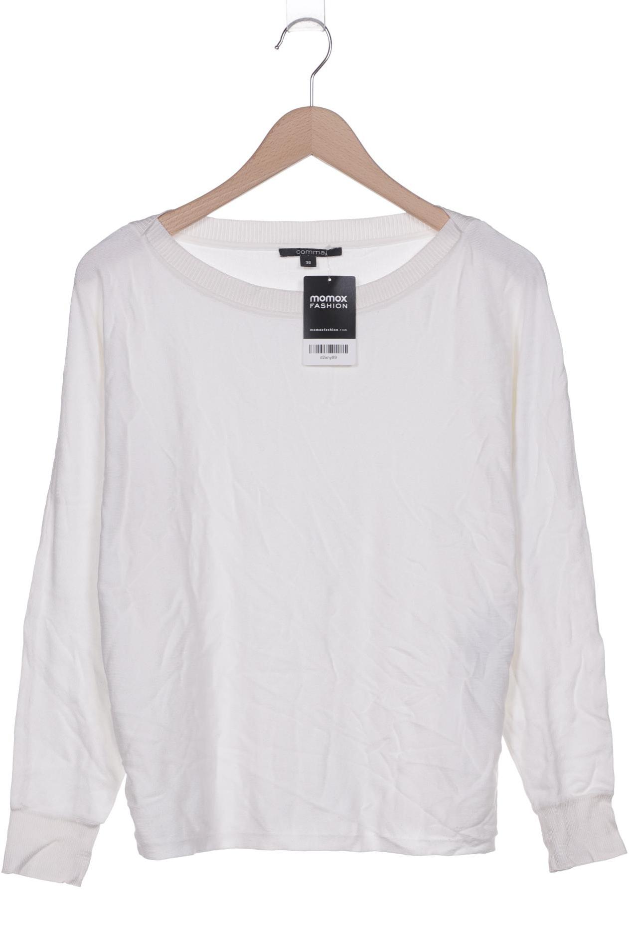 

Comma Damen Pullover, weiß, Gr. 36