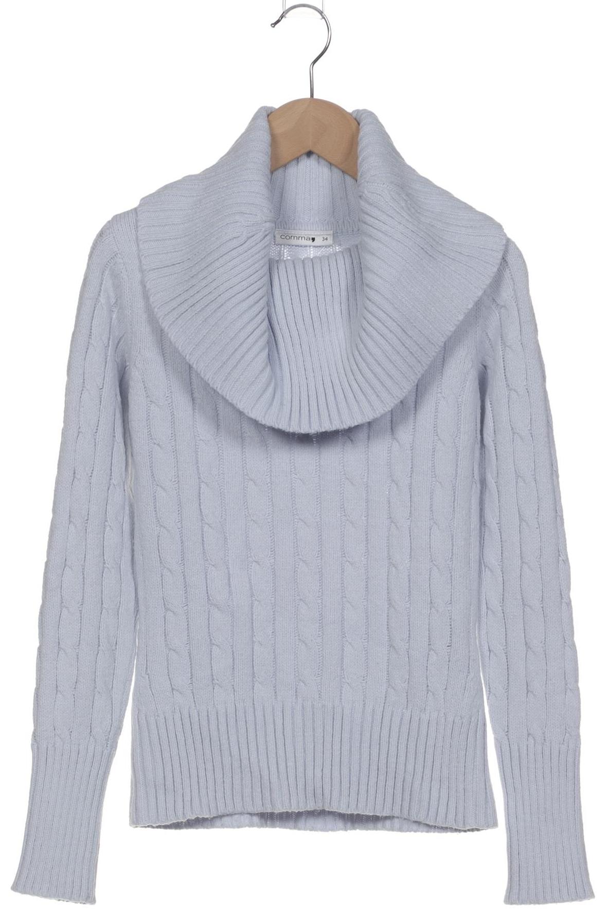 

Comma Damen Pullover, hellblau, Gr. 34