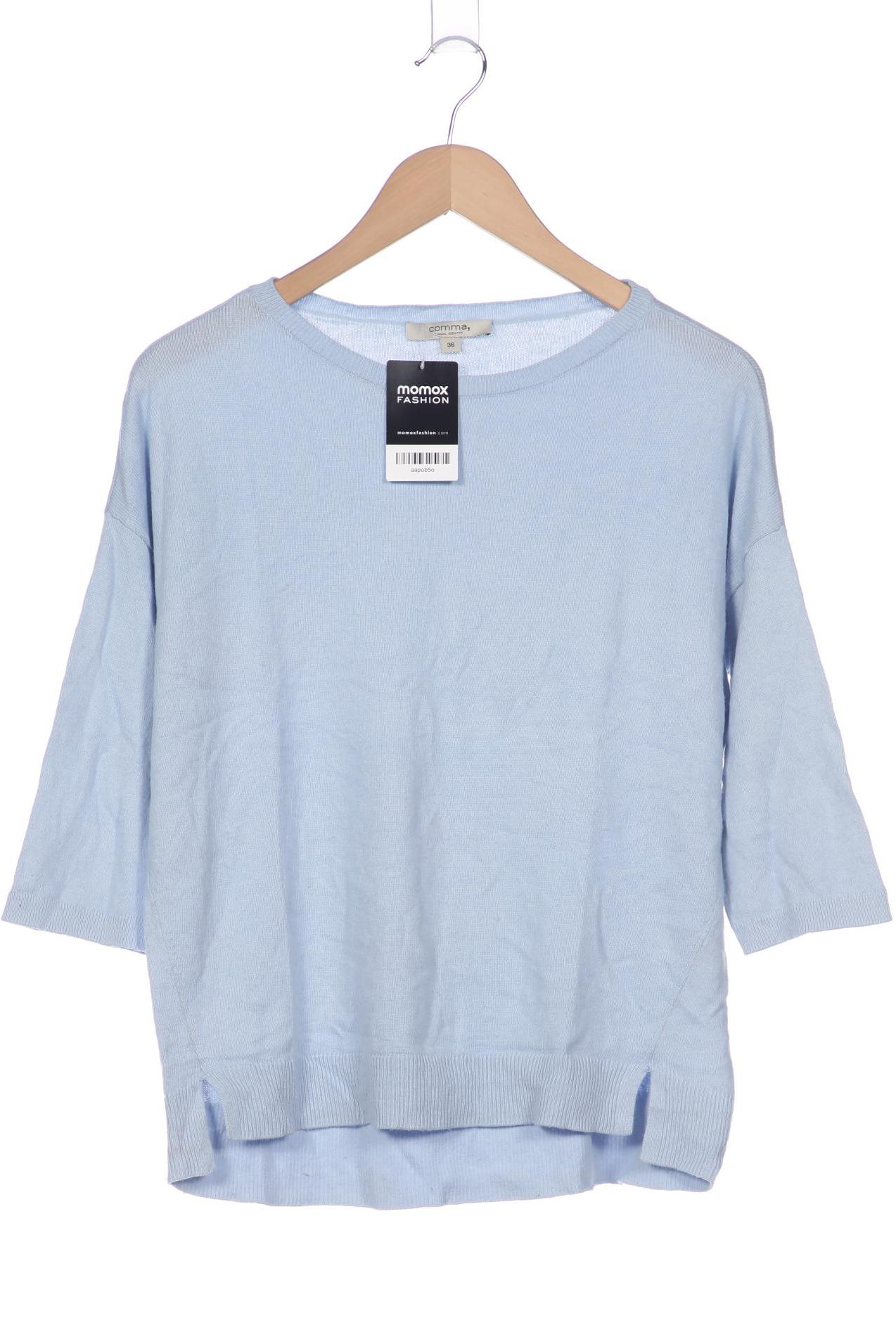 

Comma Damen Pullover, hellblau, Gr. 36